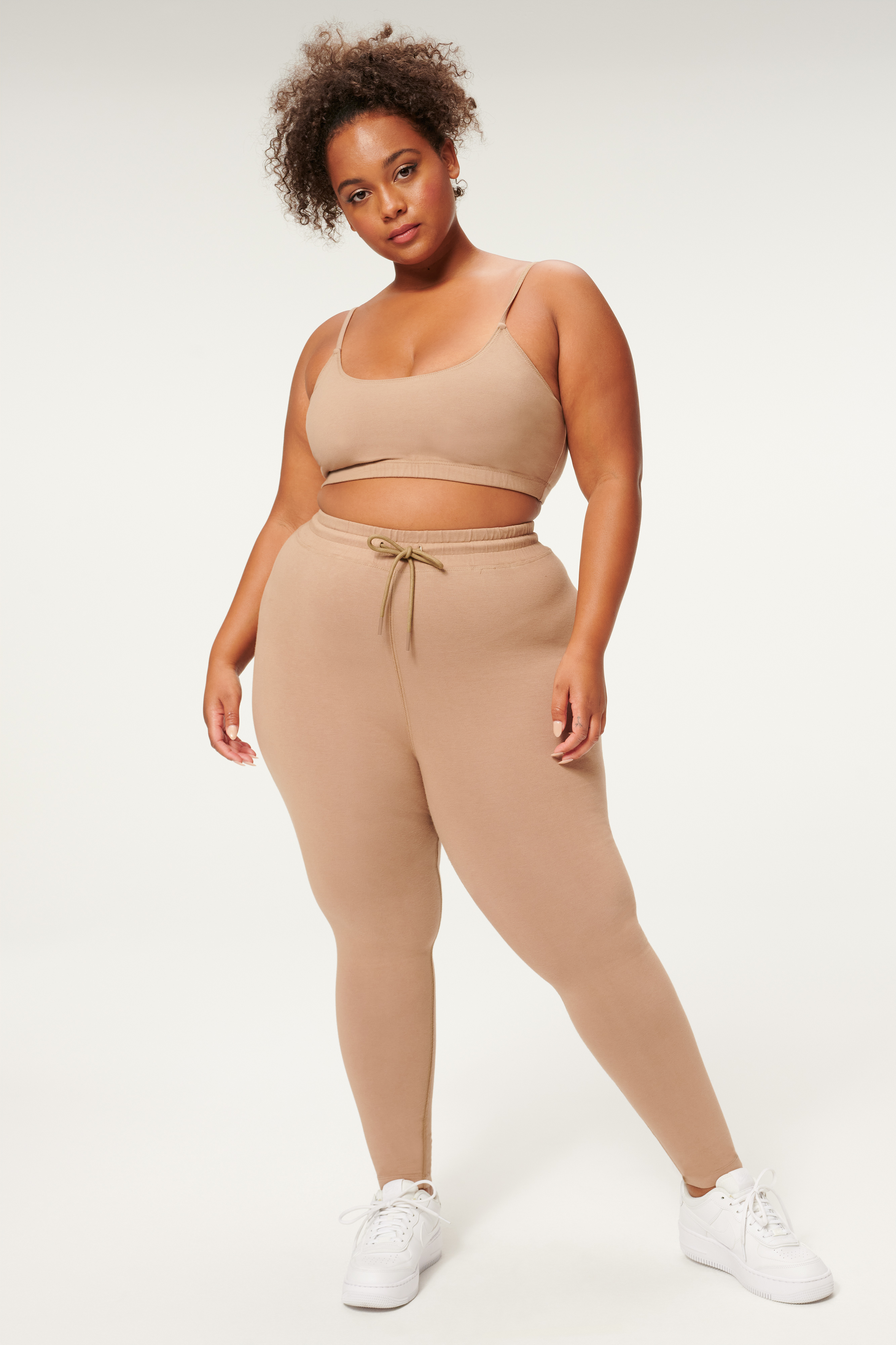 Styled With feature image for product ESSENTIAL TIE WAIST LEGGING | PUTTY001