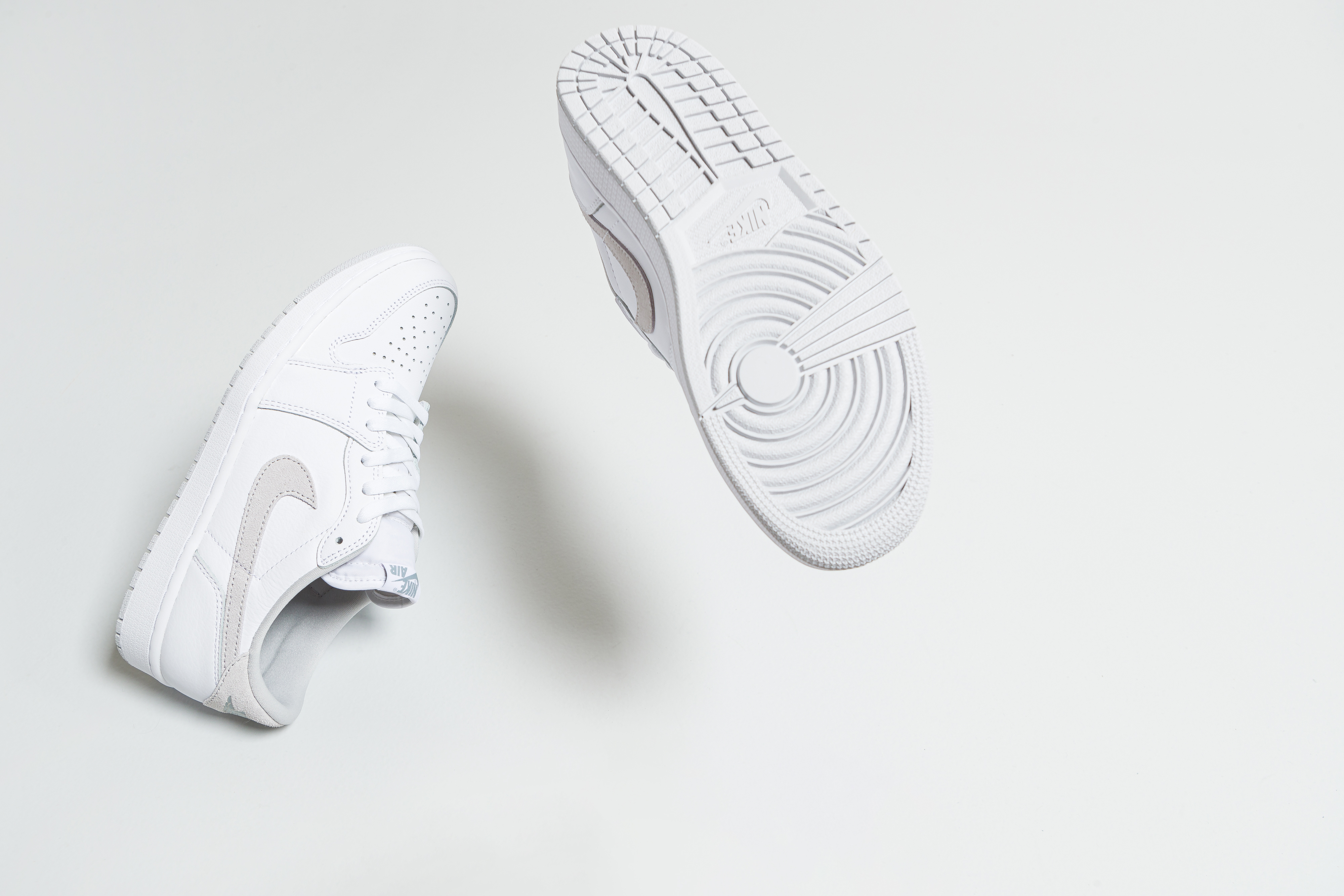 Jordan - Air Jordan 1 Low OG - White/Particle Grey-Neutral Grey - Up There
