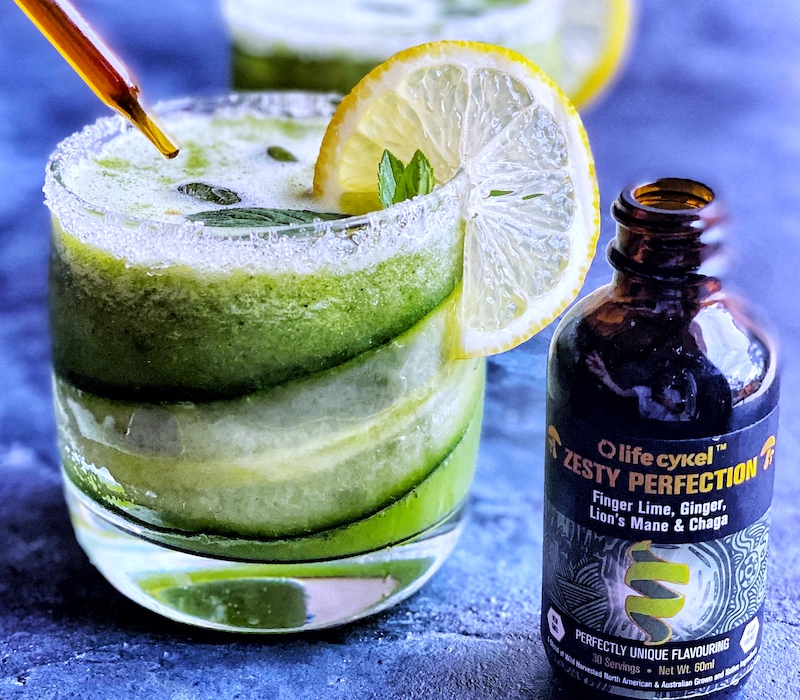 Zesty Cucumber and Mint Mocktail
