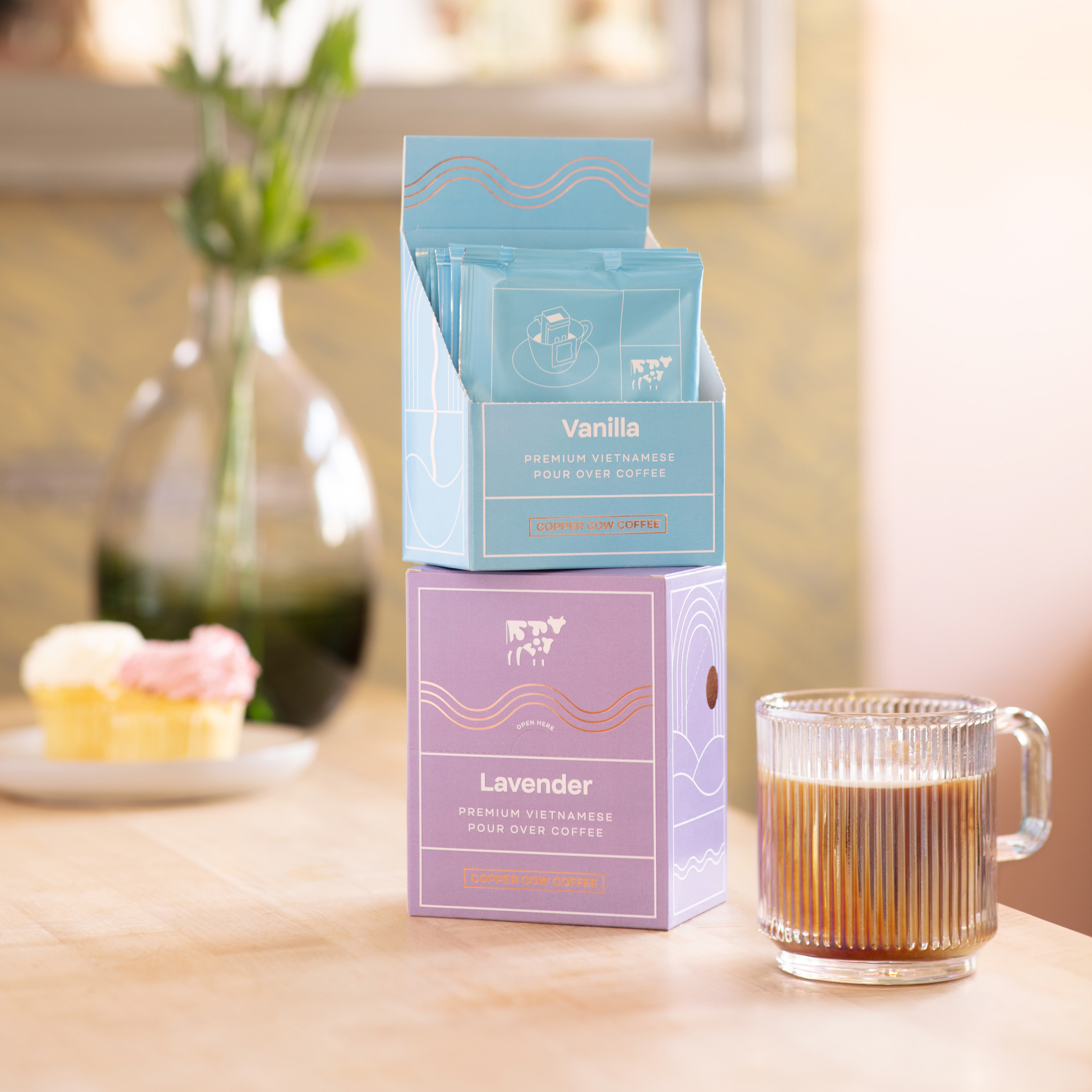 Lavender Coffee (8 Pack) Copper Cow Coffee