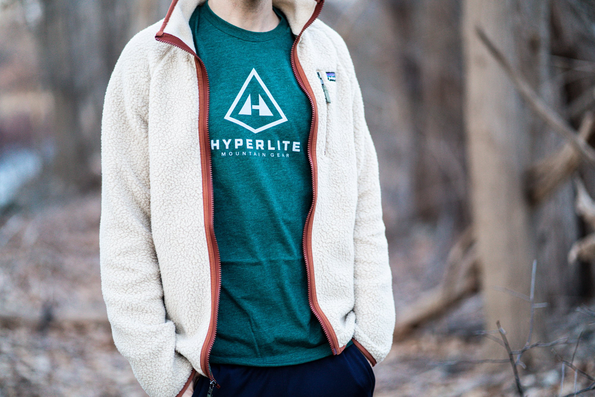 Hyperlite Mountain Gear Vertical Logo Tee