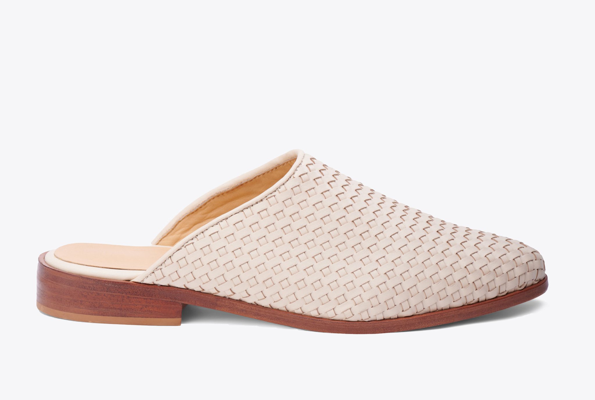 Nisolo Ama Woven Mule Woven Bone - Every Nisolo product is built on the foundation of comfort, function, and design. 