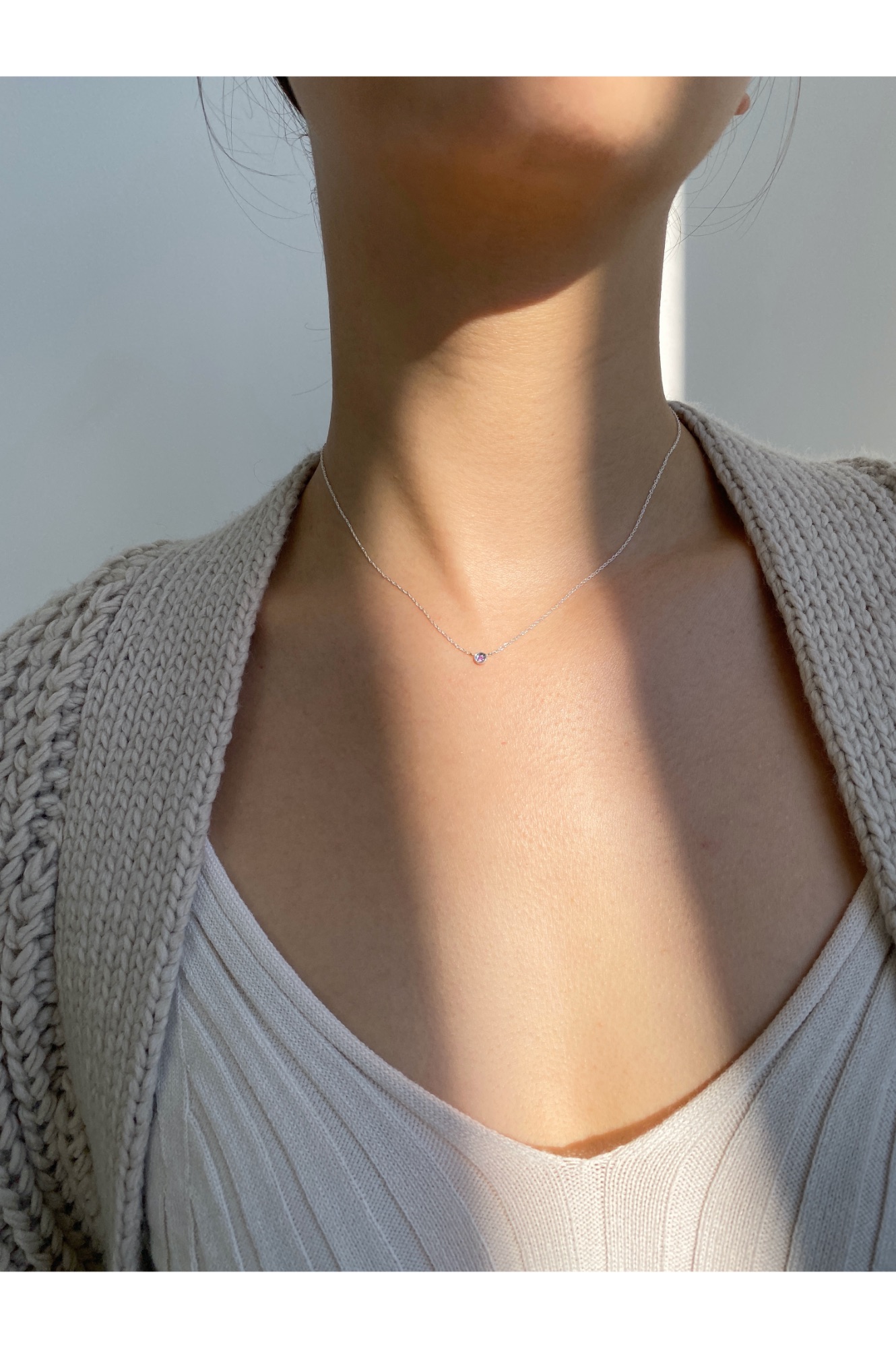 Amethyst silver (necklace) – graey