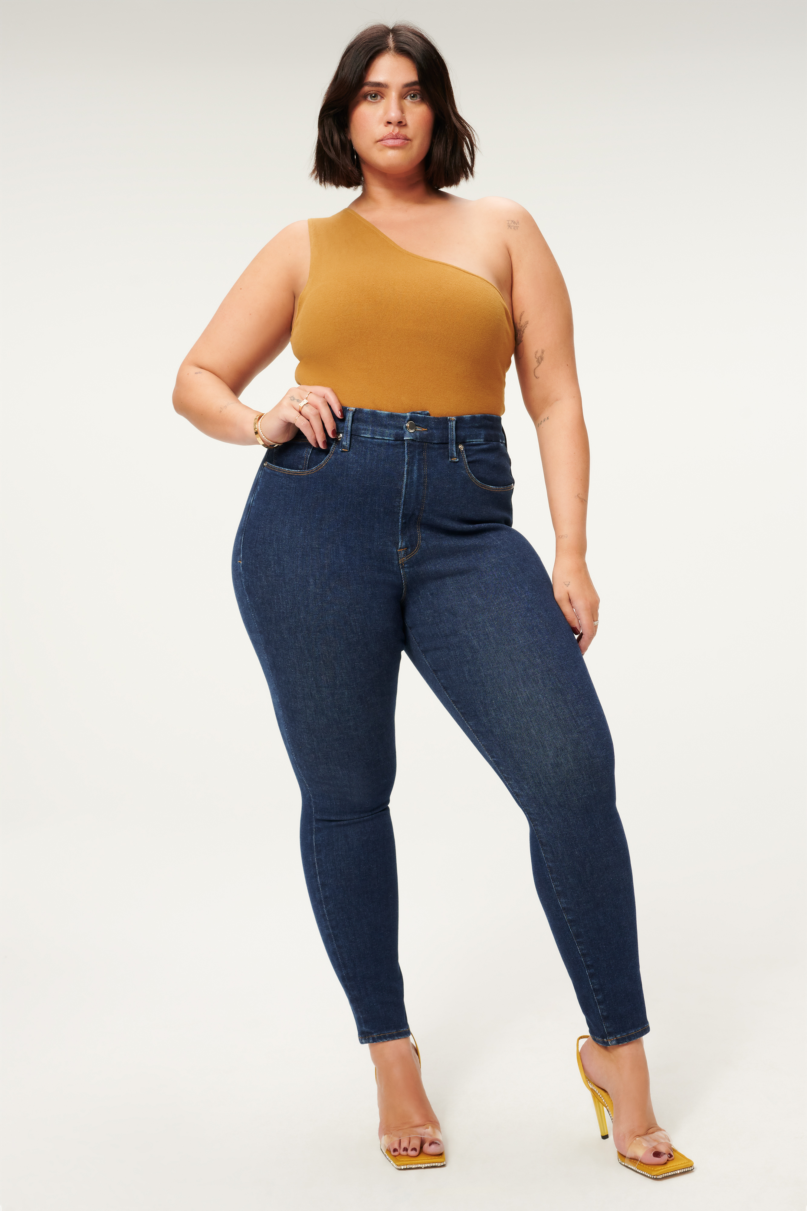 ALWAYS FITS GOOD WAIST JEANS | BLUE821 - GOOD AMERICAN