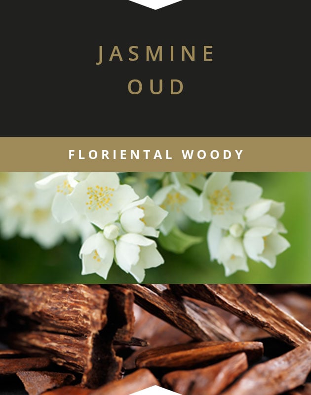 Collage for Jasmine Oud Wooden-Wick 14oz Jar Candle