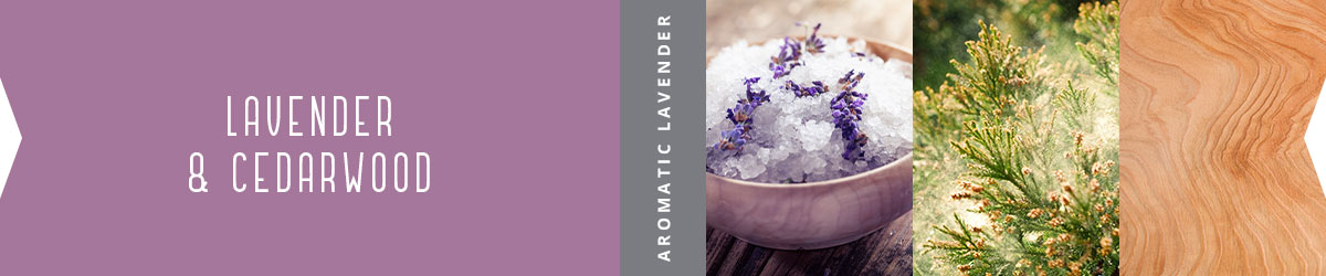 Collage for Lavender & Cedarwood 3-wick 14.75oz Jar Candle
