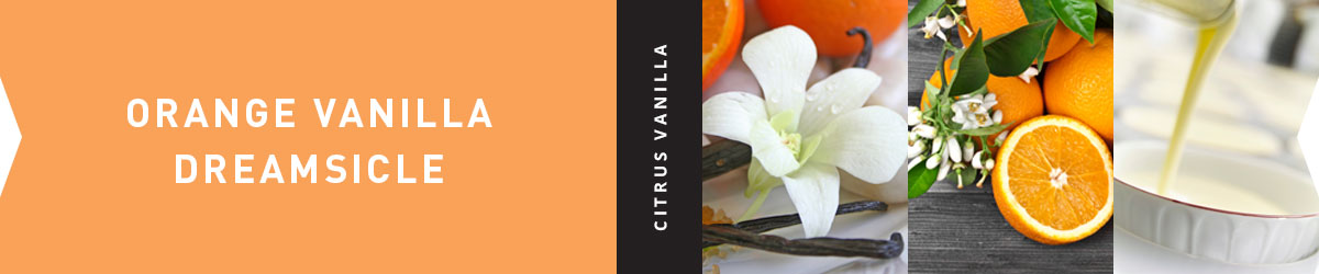 Collage for Orange Vanilla Dreamsicle 3-wick 10oz Jar Candle
