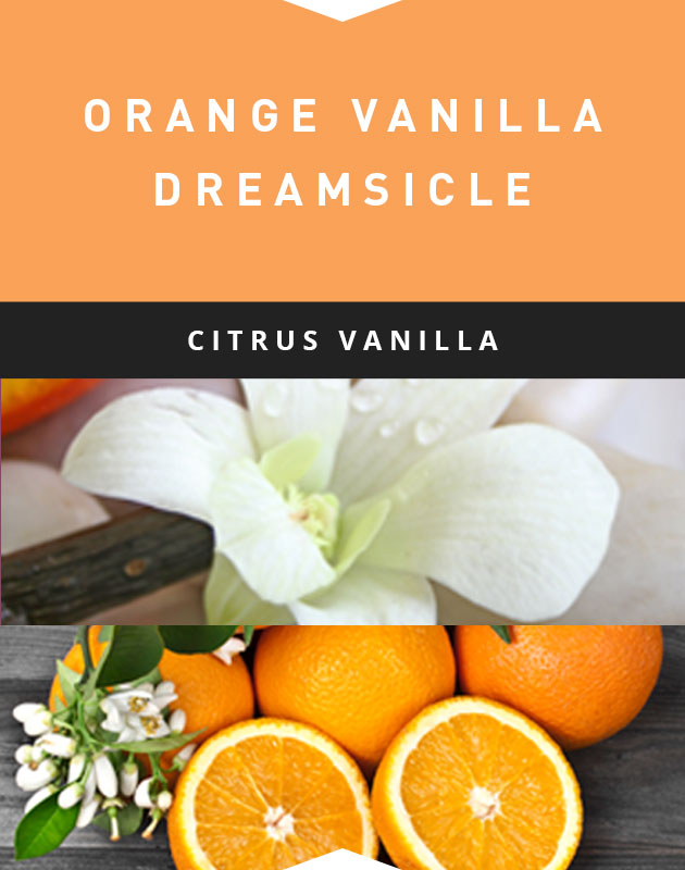 Collage for Orange Vanilla Dreamsicle 3-wick 10oz Jar Candle
