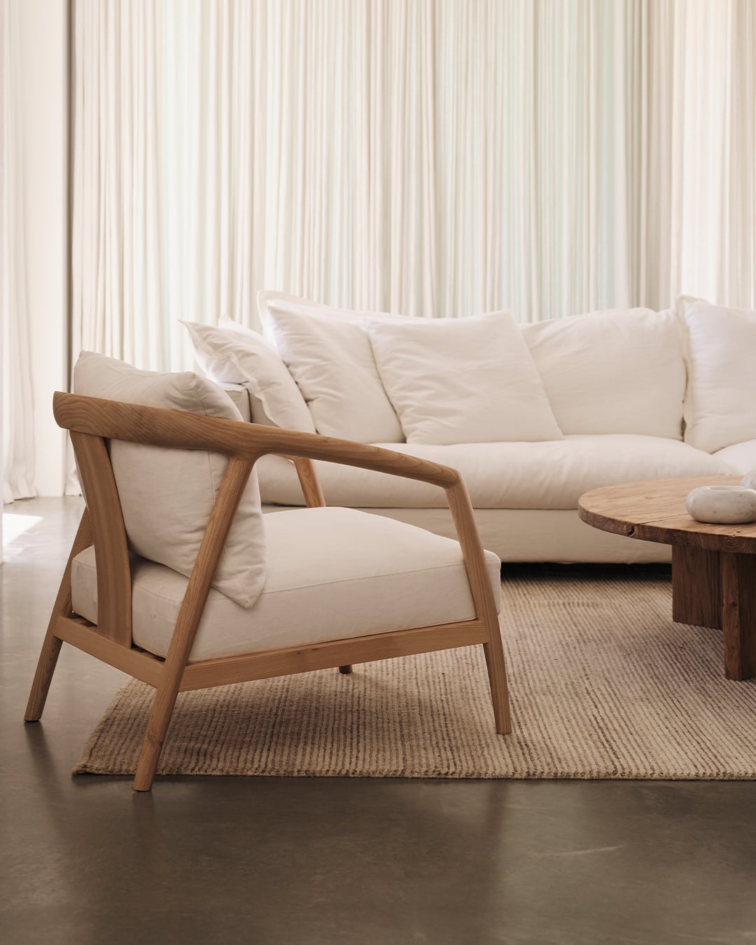 Natural Maki Armchair