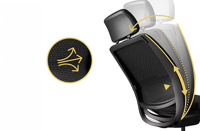 Steelcase Series 2 Stuhl ergonomische Merkmale
