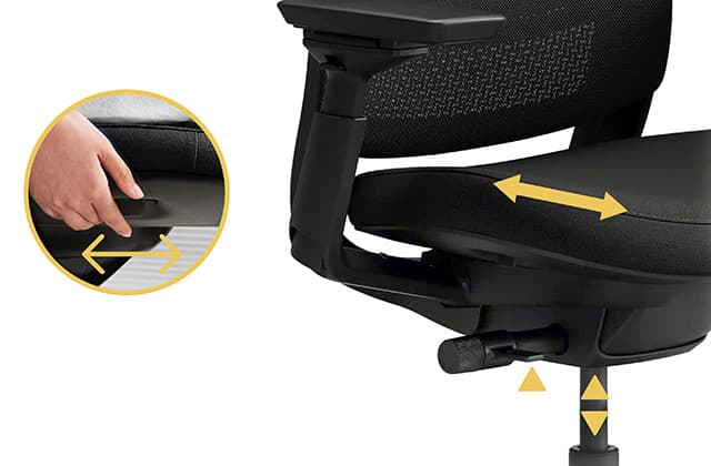 Steelcase Series 2 Stuhl adaptive Polsterung
