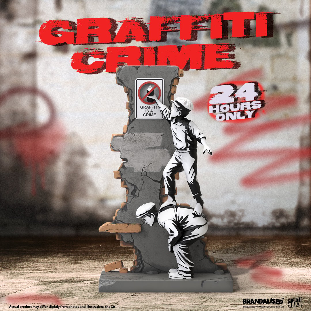 Graffiti Crime フィギュア　バンクシー//mighty jaxx