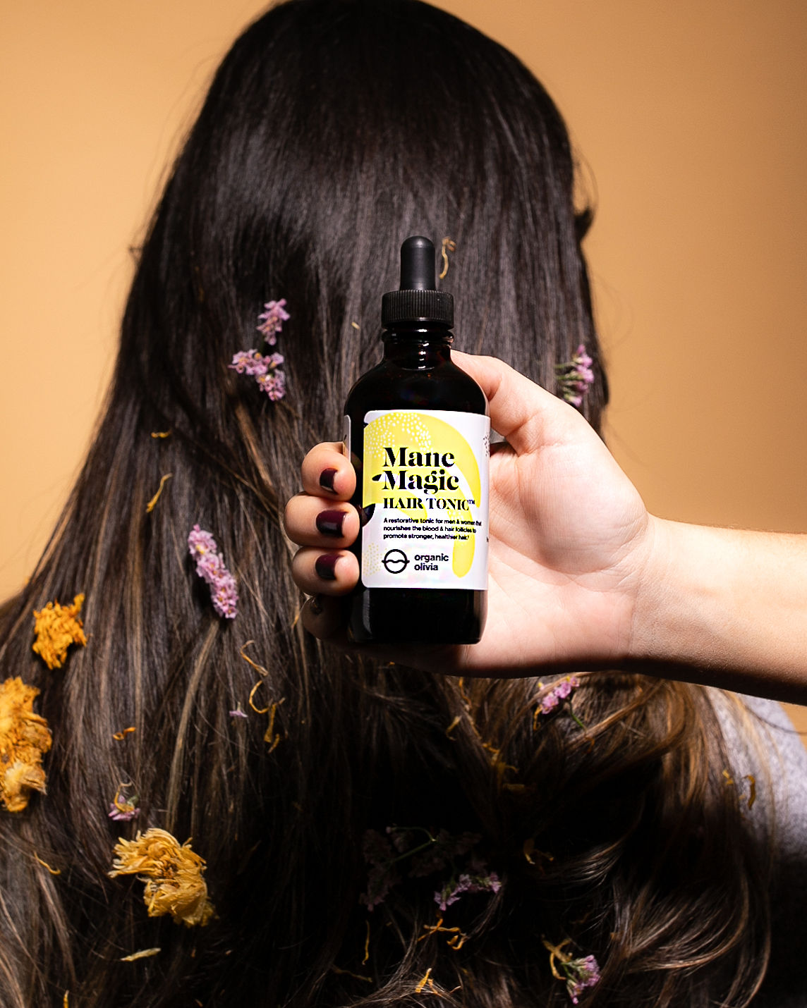 Mane Magic: Natural Hair Tonic for Hair Health & Growth | Organic Olivia