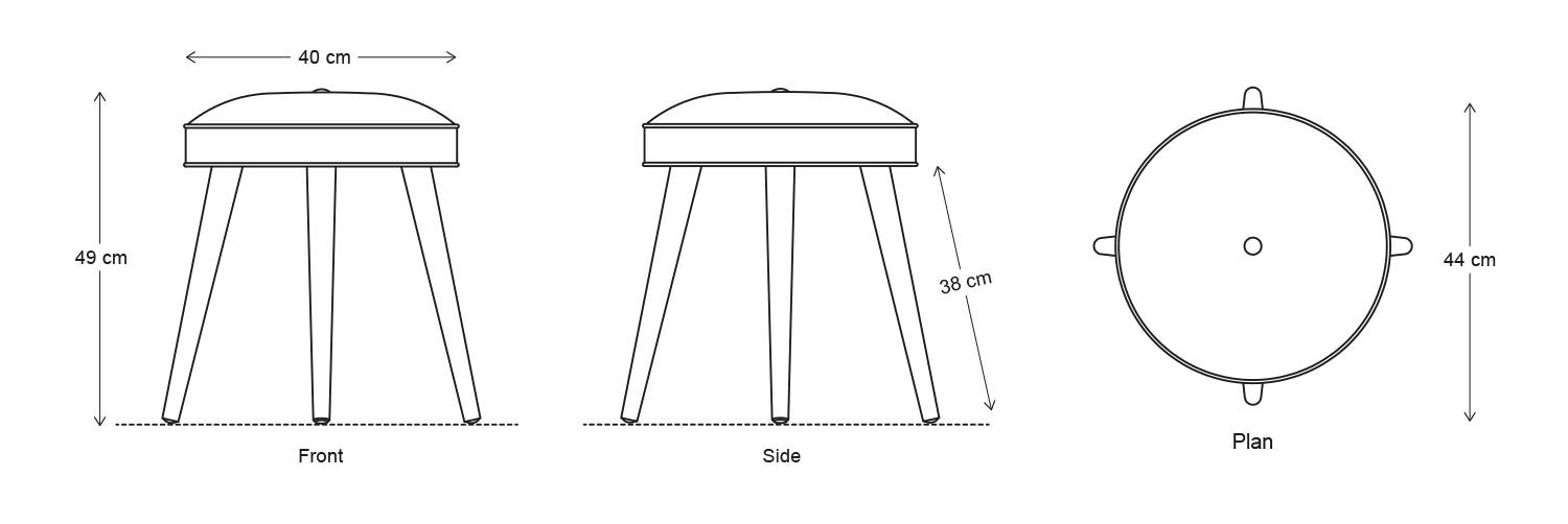 Model 00 Dimensions Drawing
