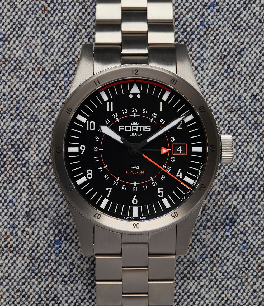 Flieger F-43 Triple GMT