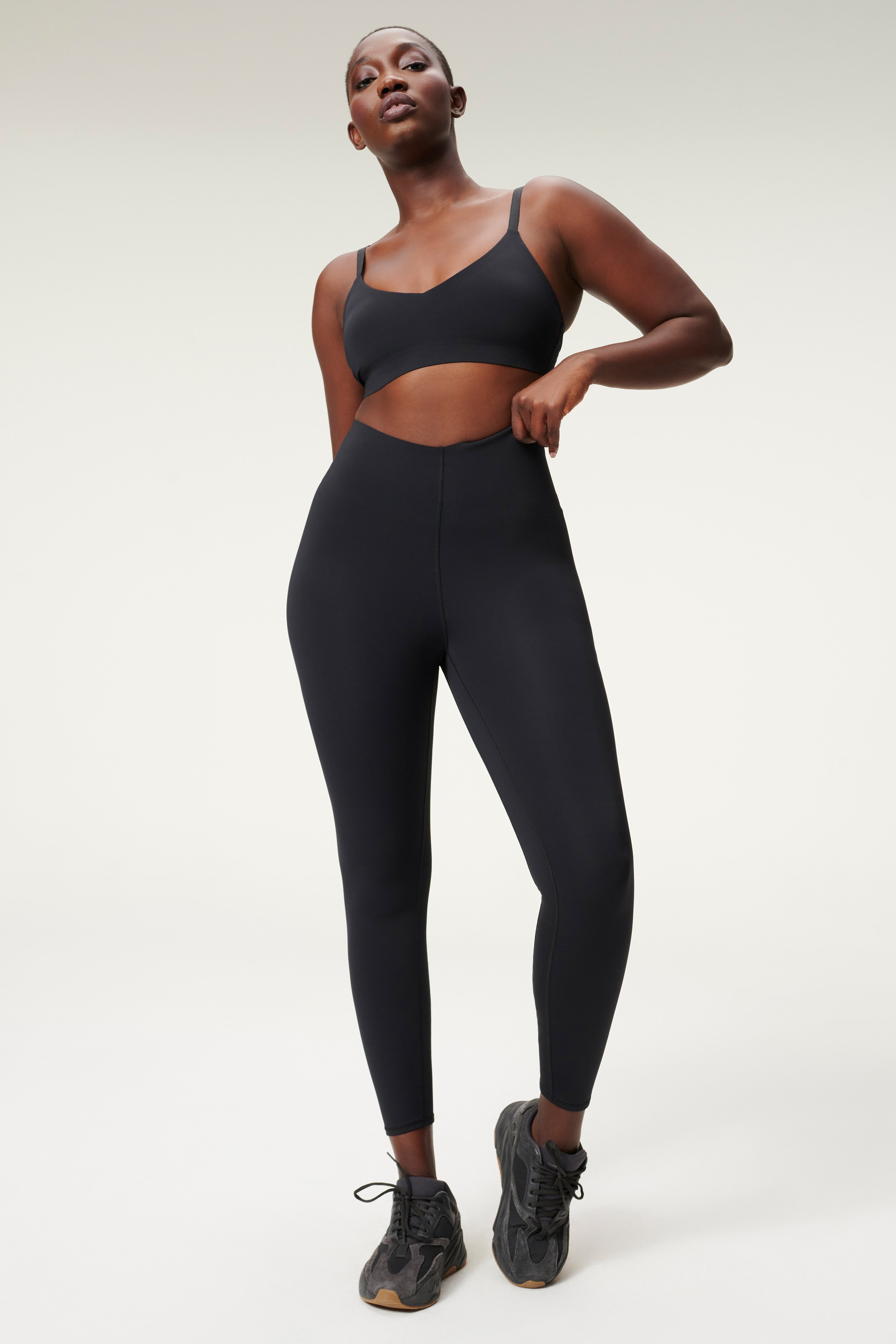 Styled With feature image for product BONDED WAIST 7/8 LEGGING | BLACK001