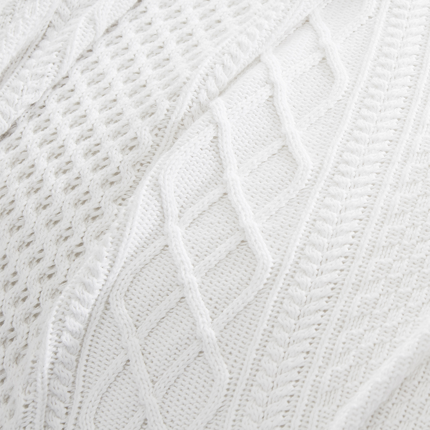 Aran Knit Bed Blanket