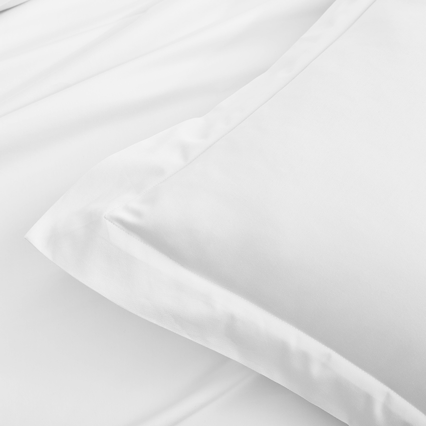 Ivory Signature Hemmed Sham