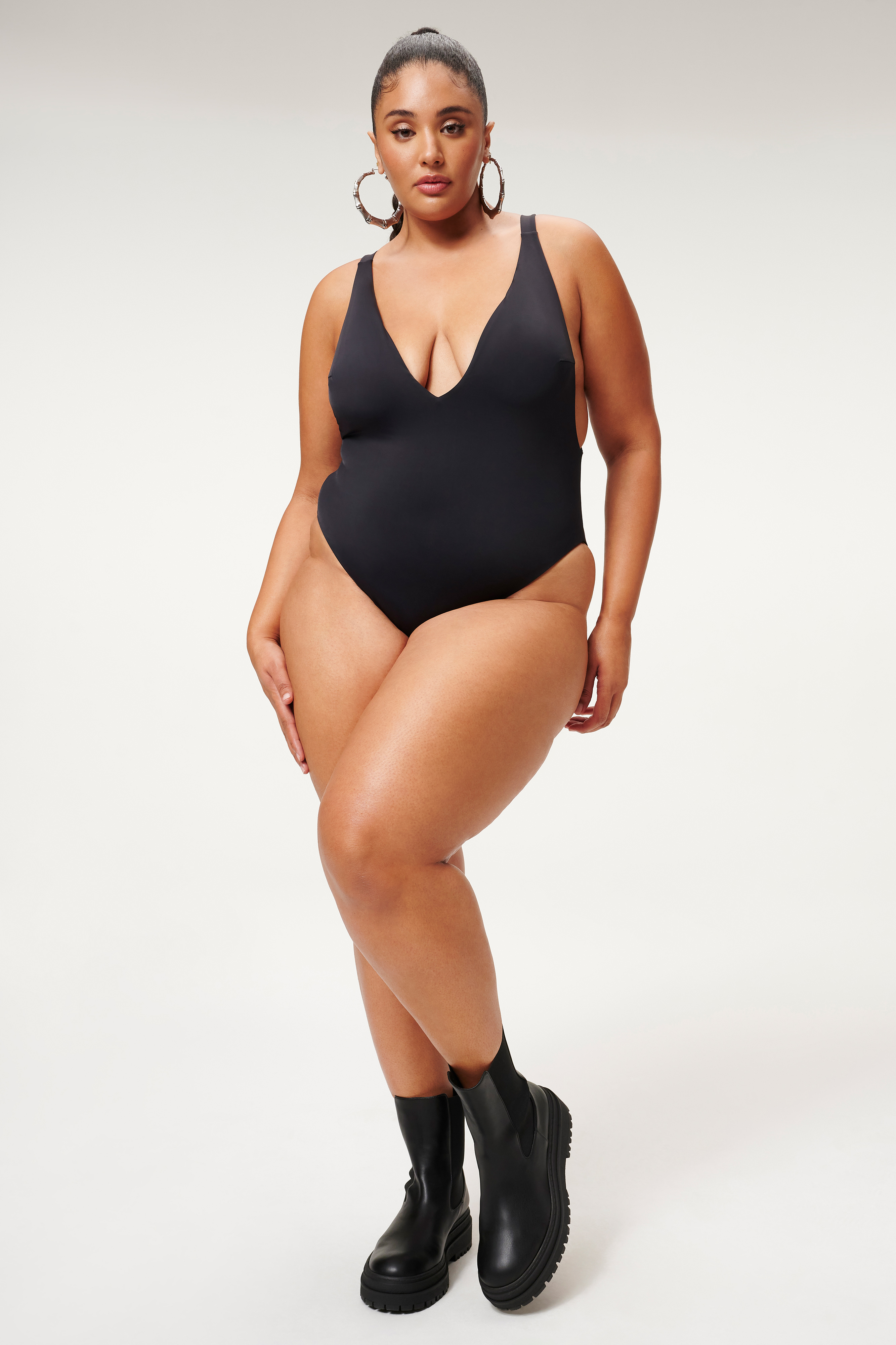 Styled With feature image for product LOUNGE ONE-PIECE SWIMSUIT | BLACK001