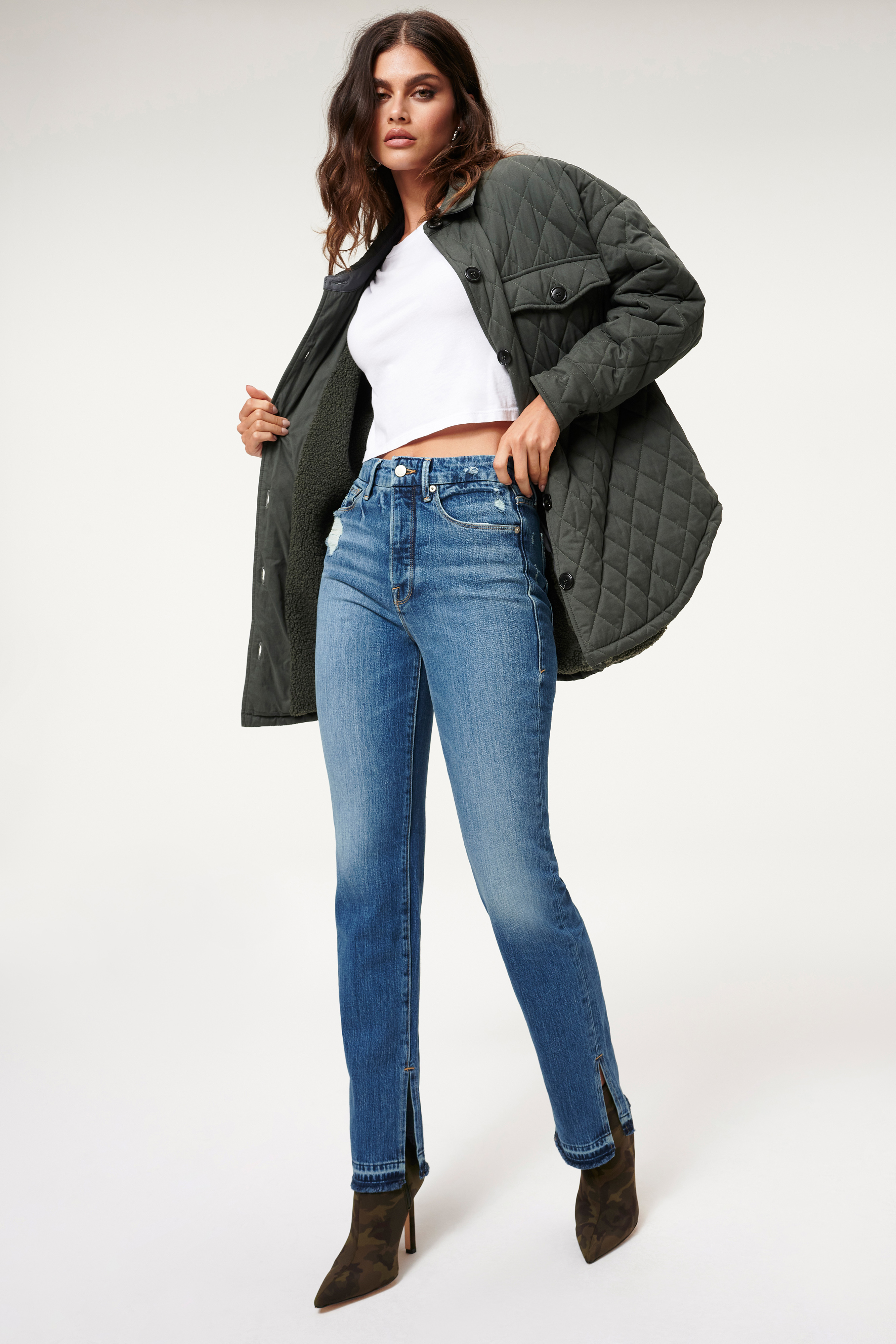 Styled With feature image for product CAMO KICKSTAND BOOTIE | CAMONEOPRENE004
