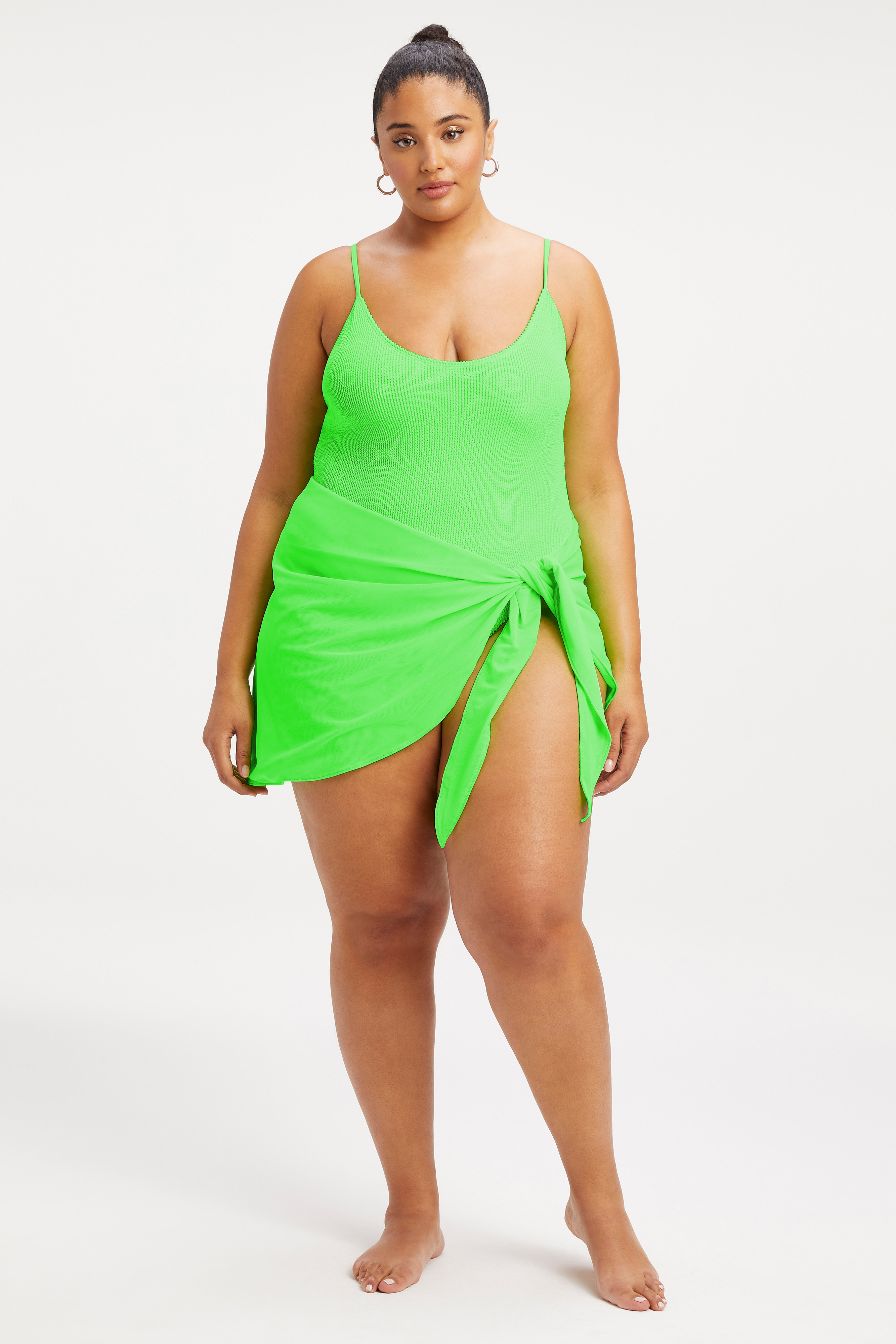Styled With feature image for product LEG DAZE SARONG | CHARTREUSE003