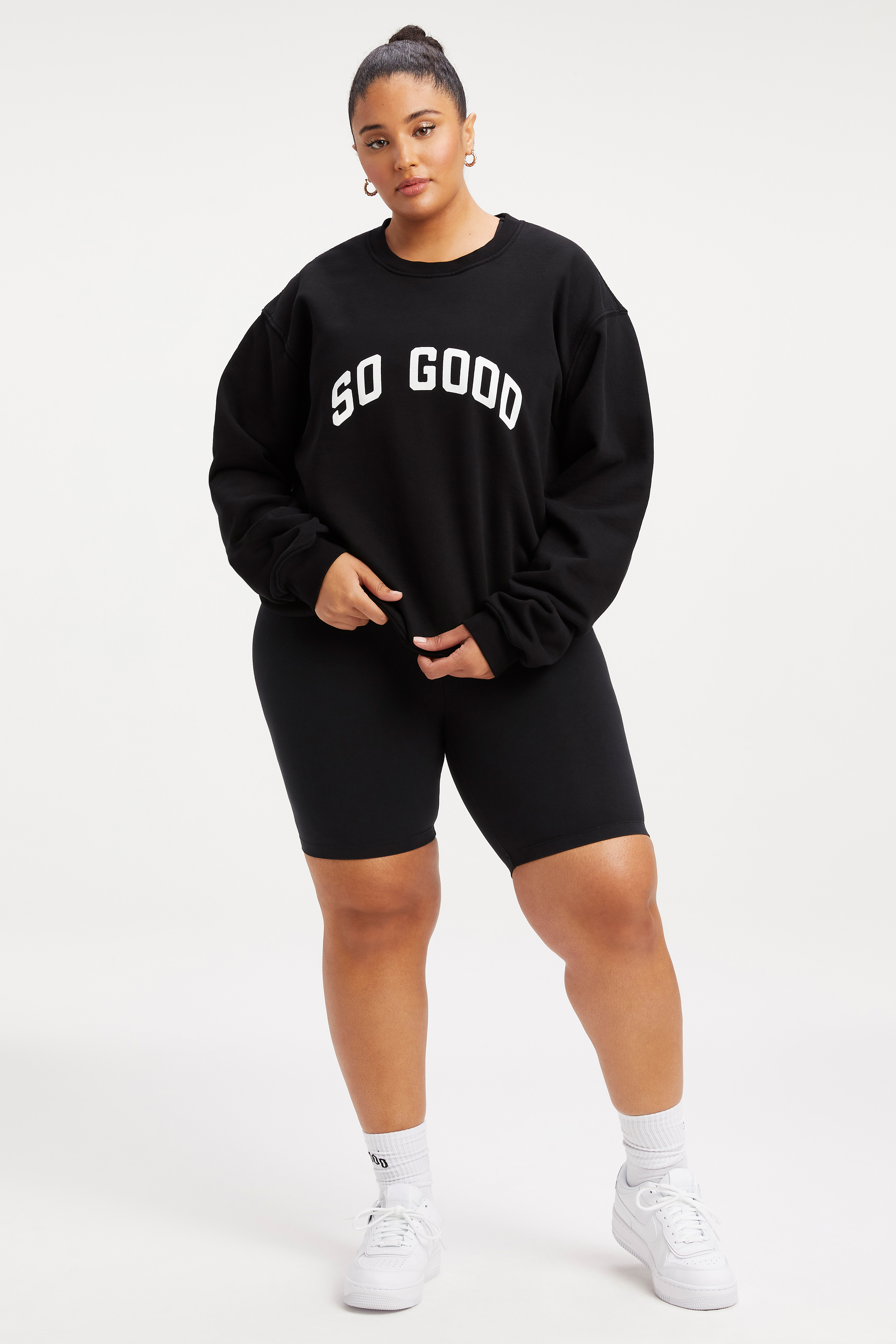 Styled With feature image for product SO GOOD SHE BAD SWEATSHIRT | BLACK001