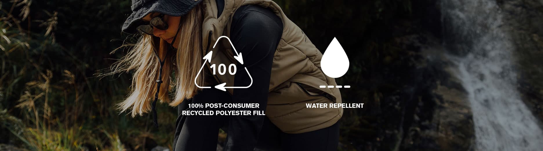 Ohau Vest Wms | Peached - Sizing Chart