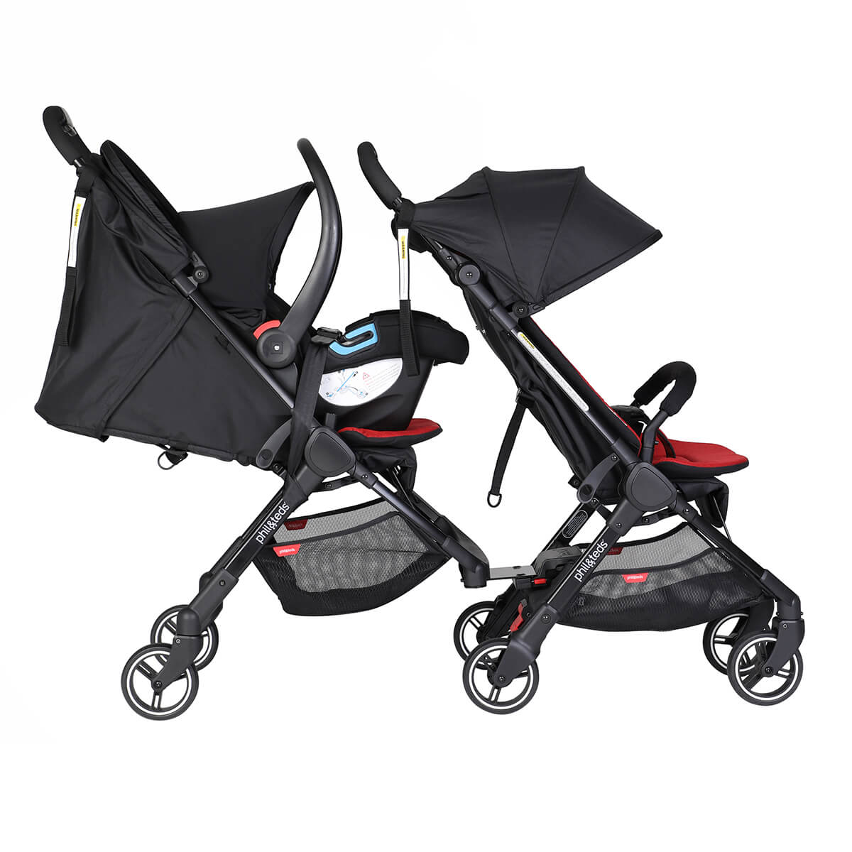 Go Double Kit With Travel System Belts Push Phil Teds