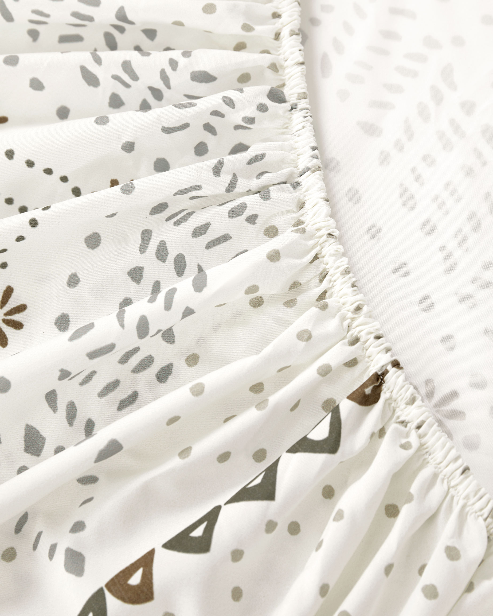 Beige Boho Microfiber Sheet Set