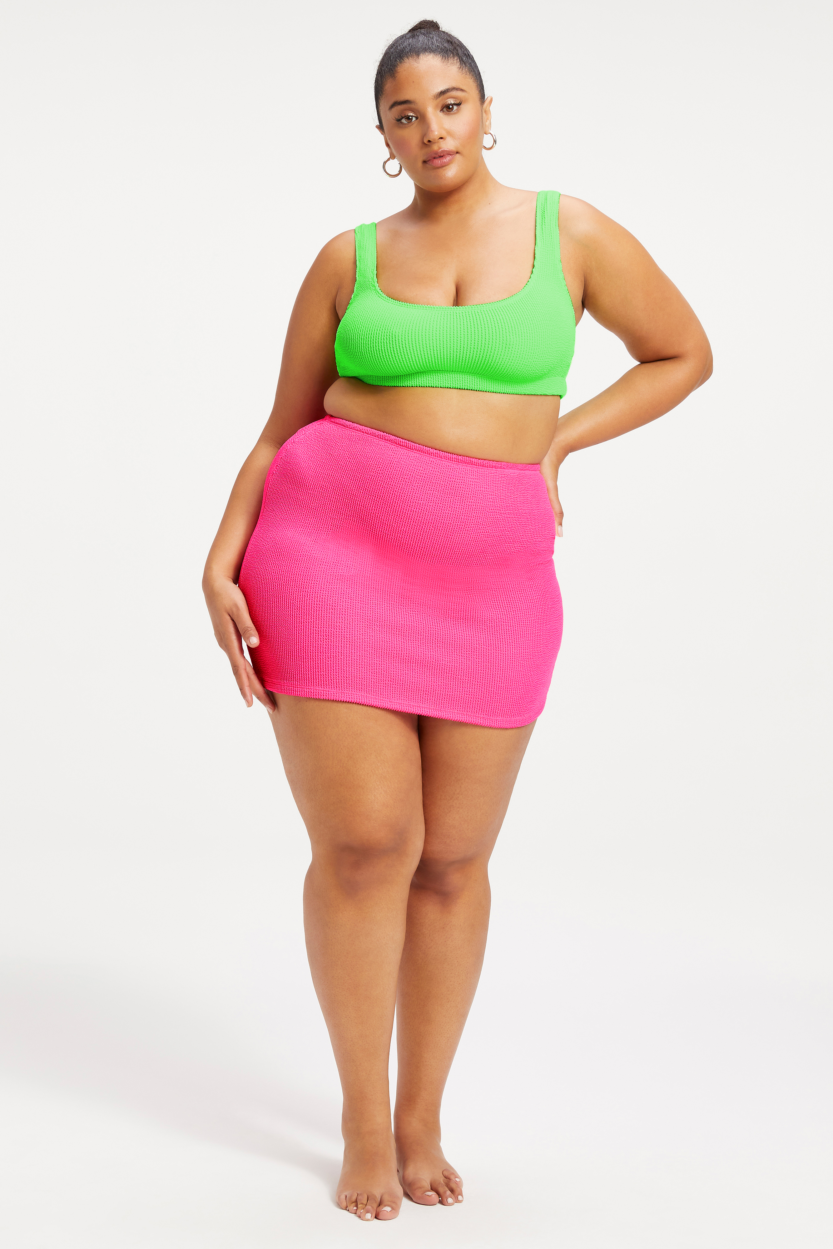 Styled With feature image for product ALWAYS FITS SCOOP TOP | CHARTREUSE003