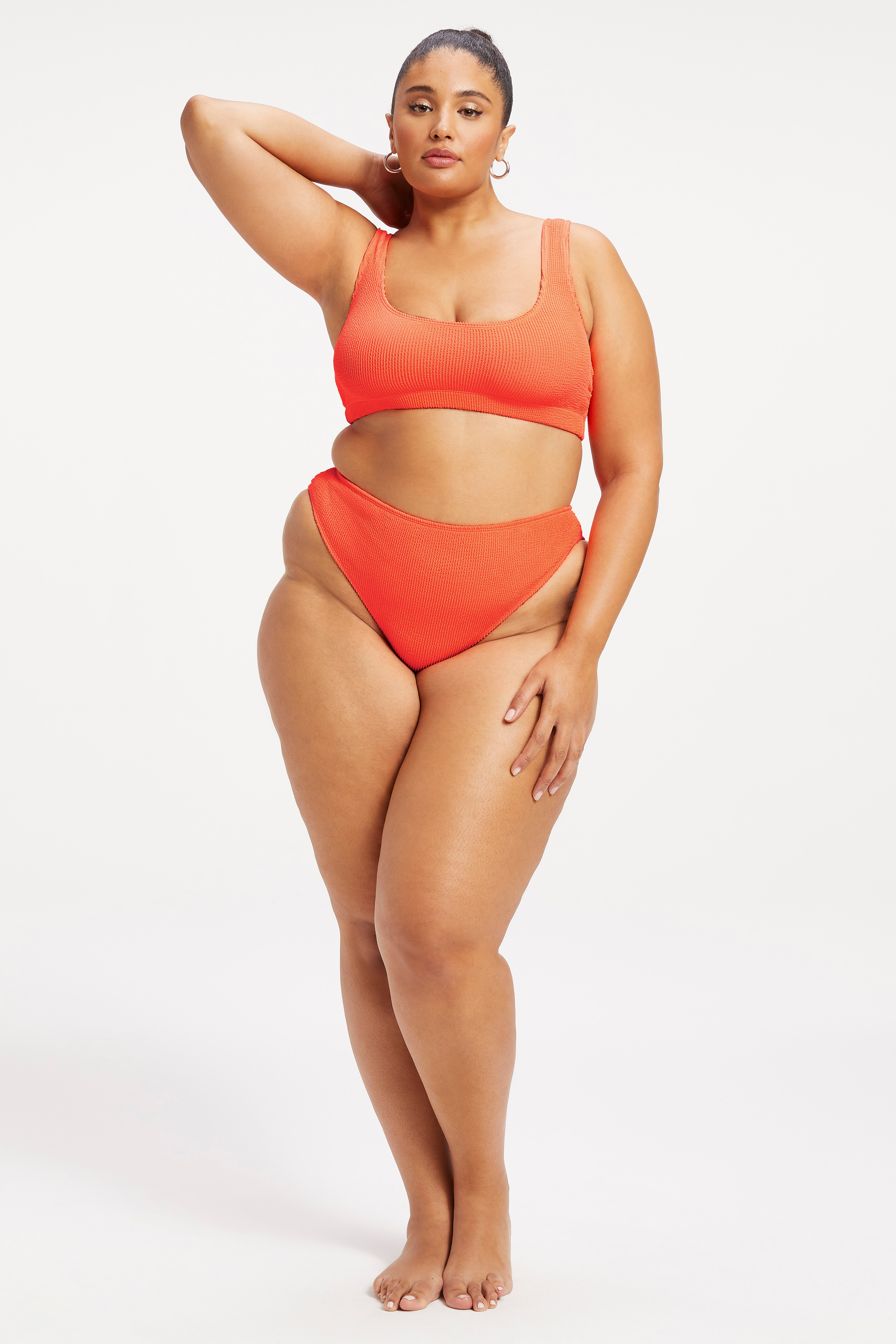 Styled With feature image for product ALWAYS FITS SCOOP TOP | HOT CORAL001