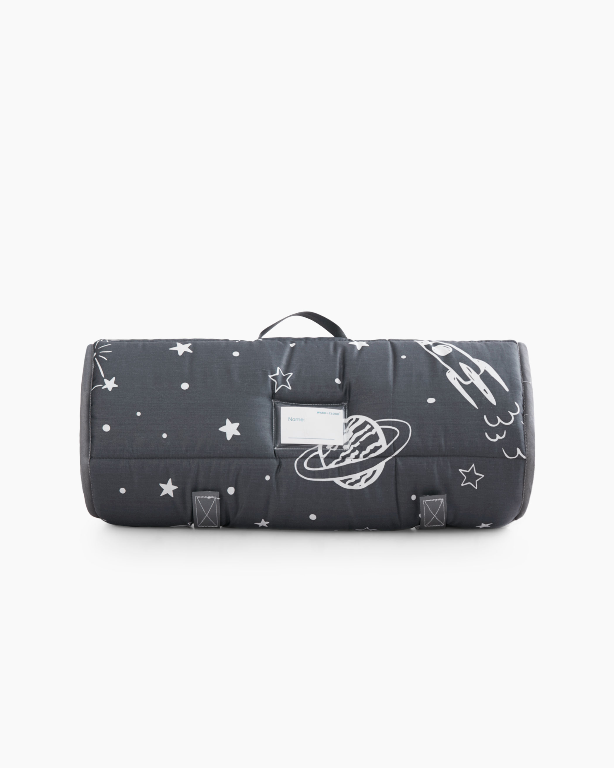Dark Gray Galaxy Cotton Kids Nap Mat
