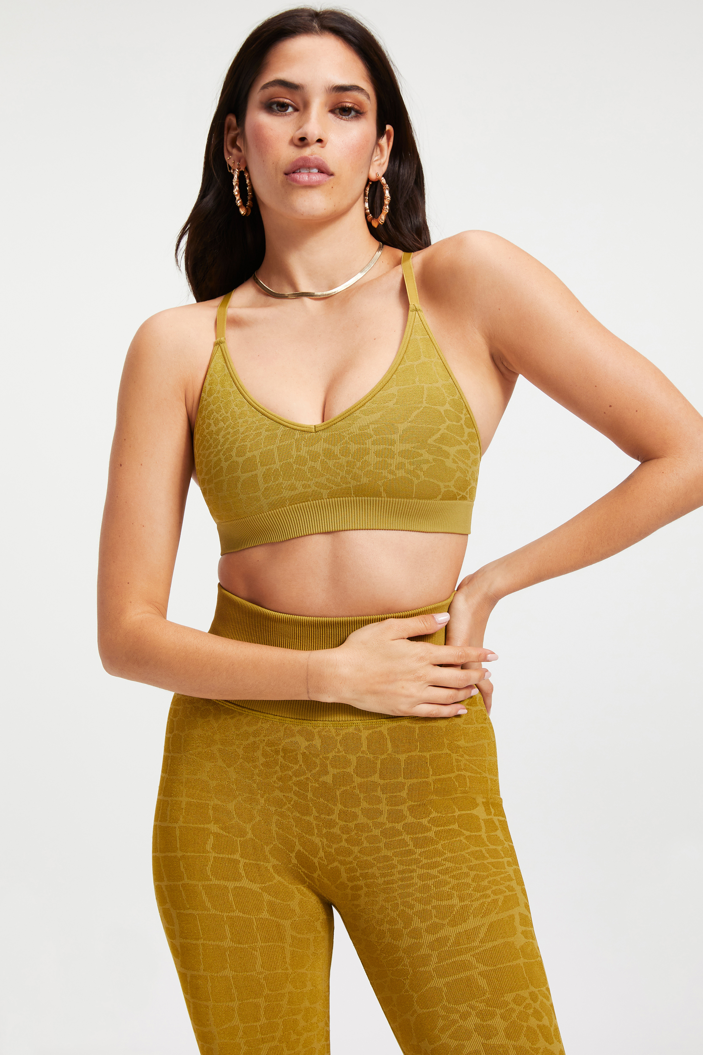Styled with SHINE CROSSBACK BRALETTE