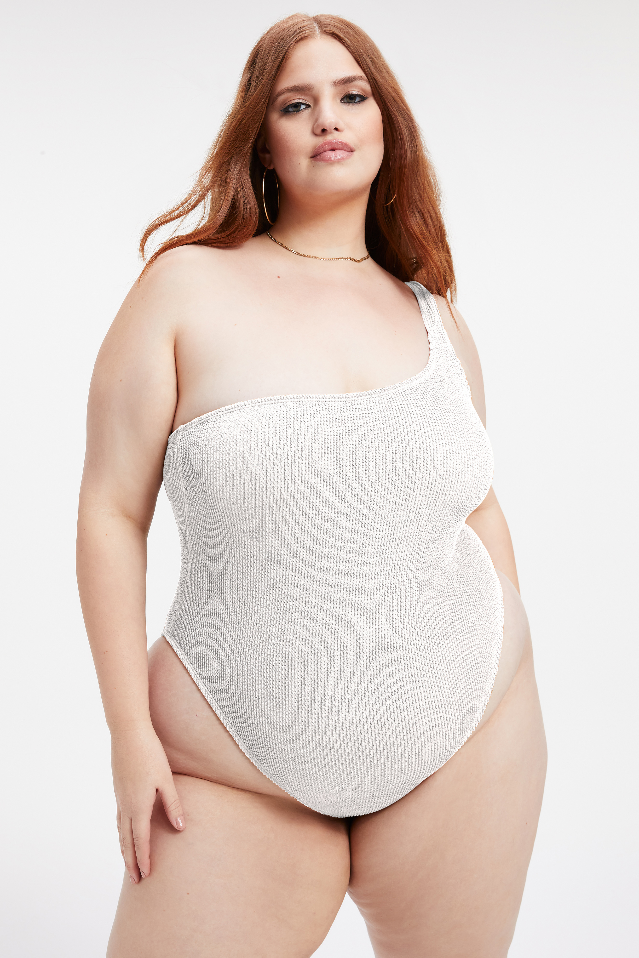 Styled With feature image for product ALWAYS FITS HOT SHOULDER ONE-PIECE | IVORY001