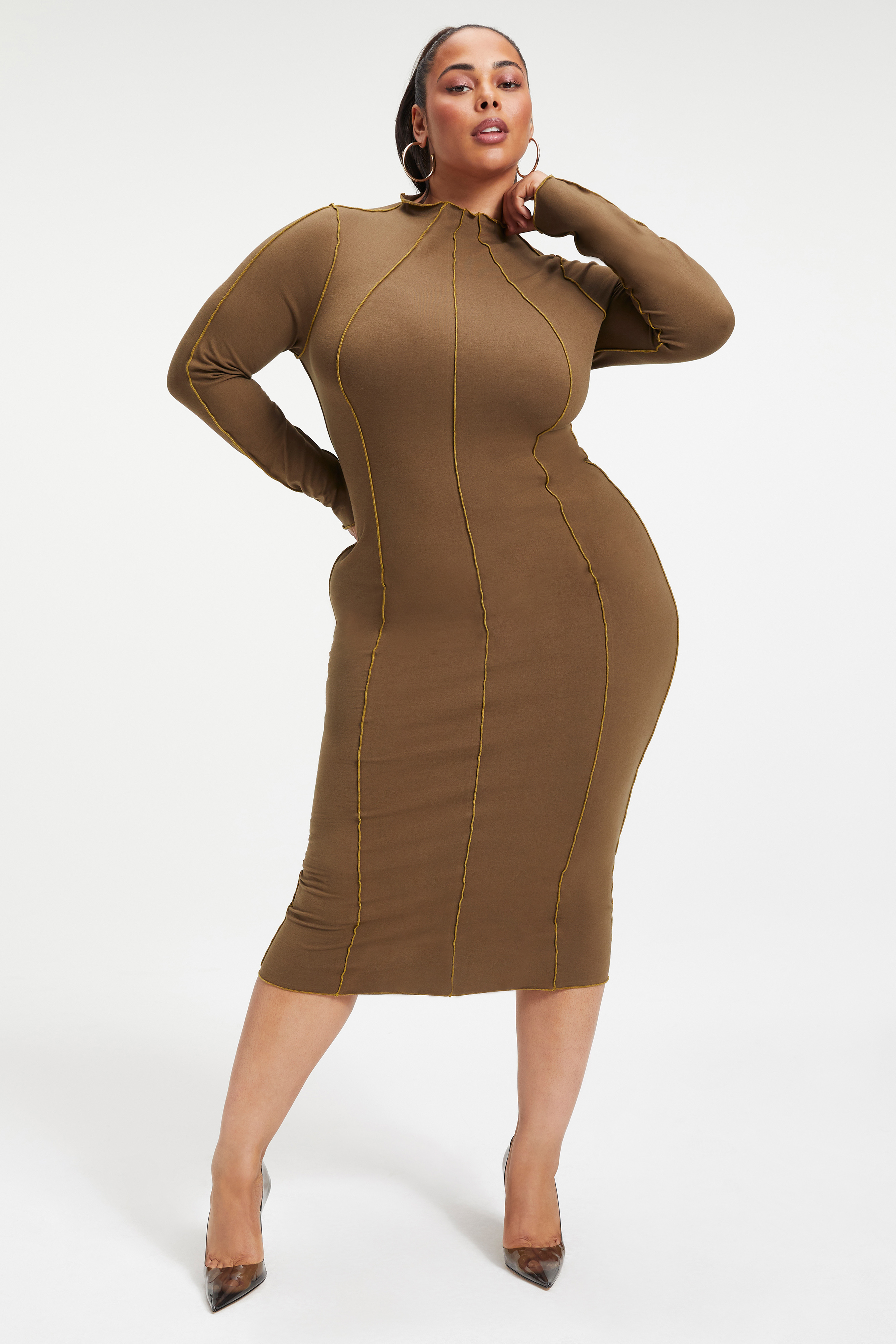 Styled With feature image for product KNIT MIDI DRESS | FOG001