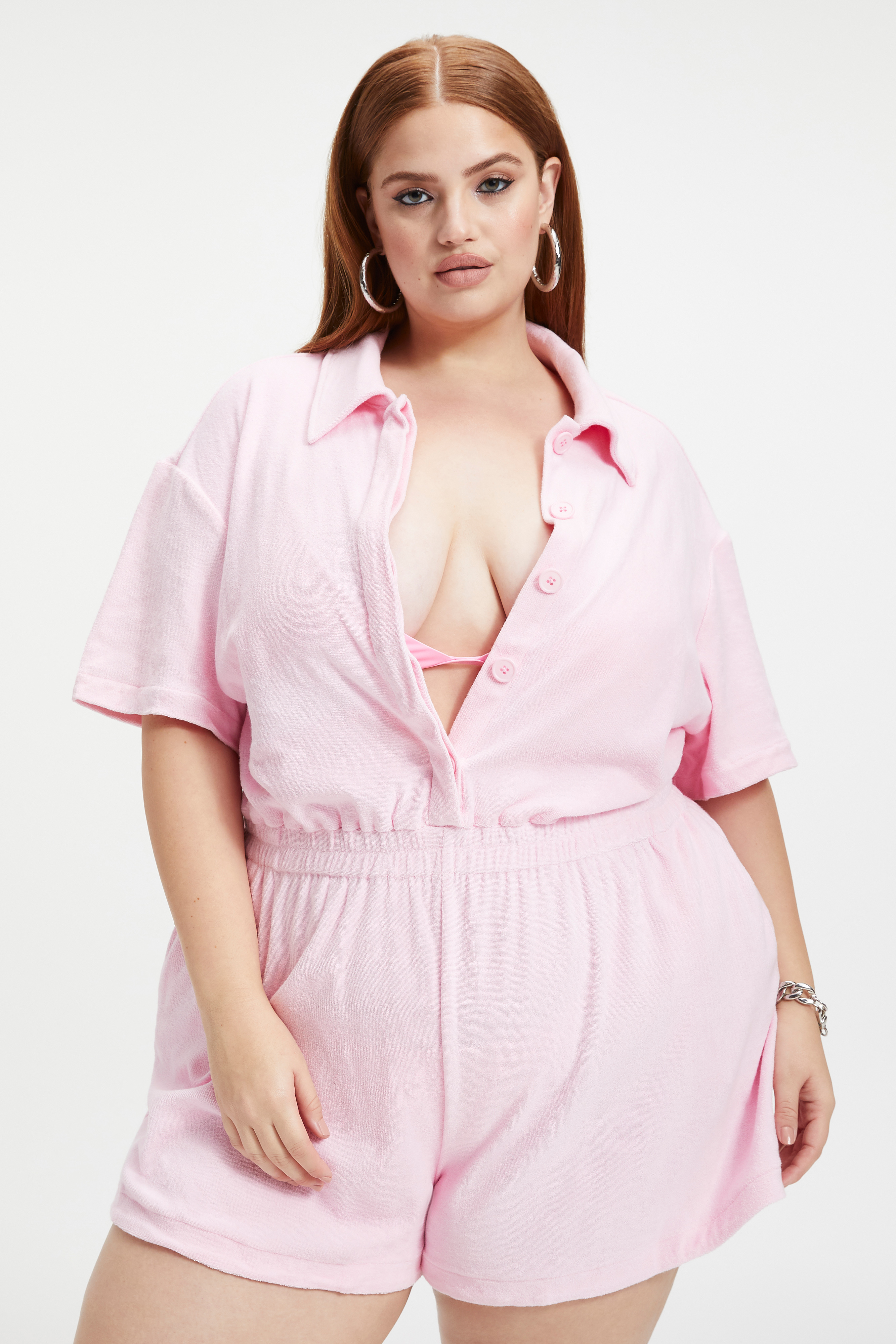 Styled With feature image for product TERRY ROMPER | ICED PINK001