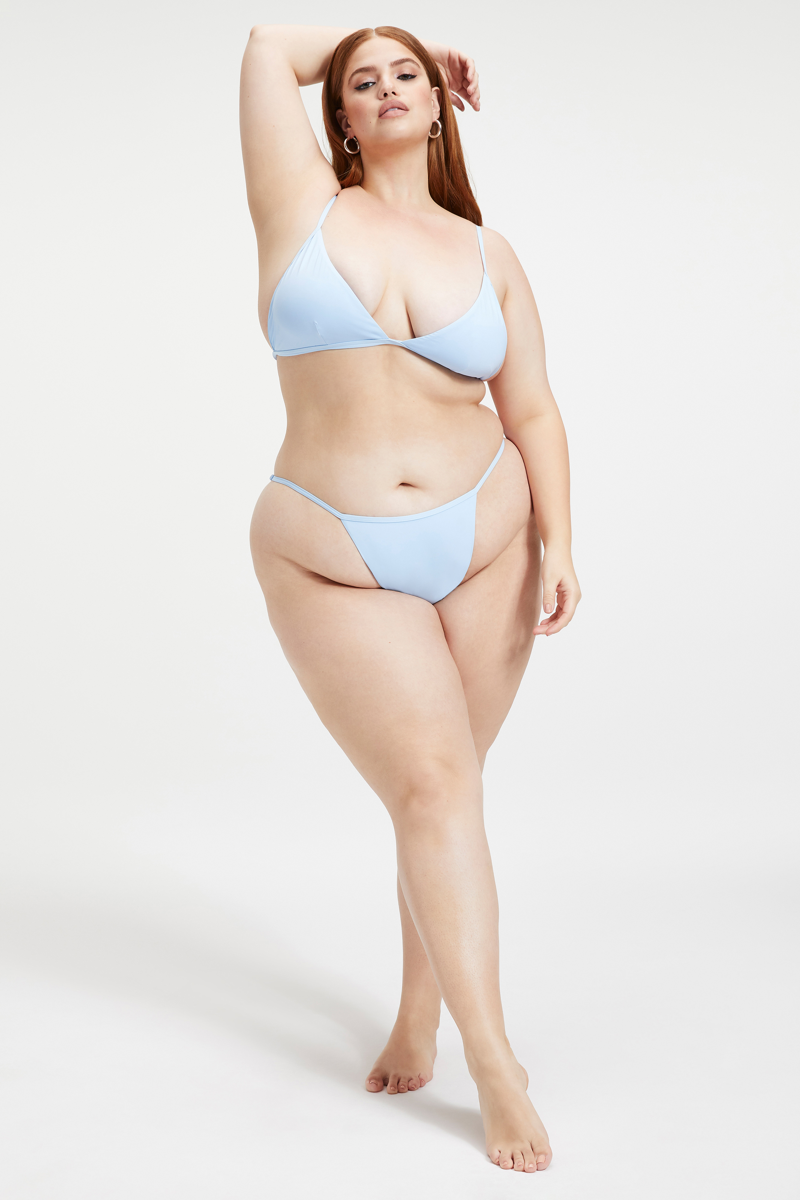 PERFECT FIT BOTTOM in SKY BLUE001 styled with our PERFECT FIT TOP in SKY BLUE001
