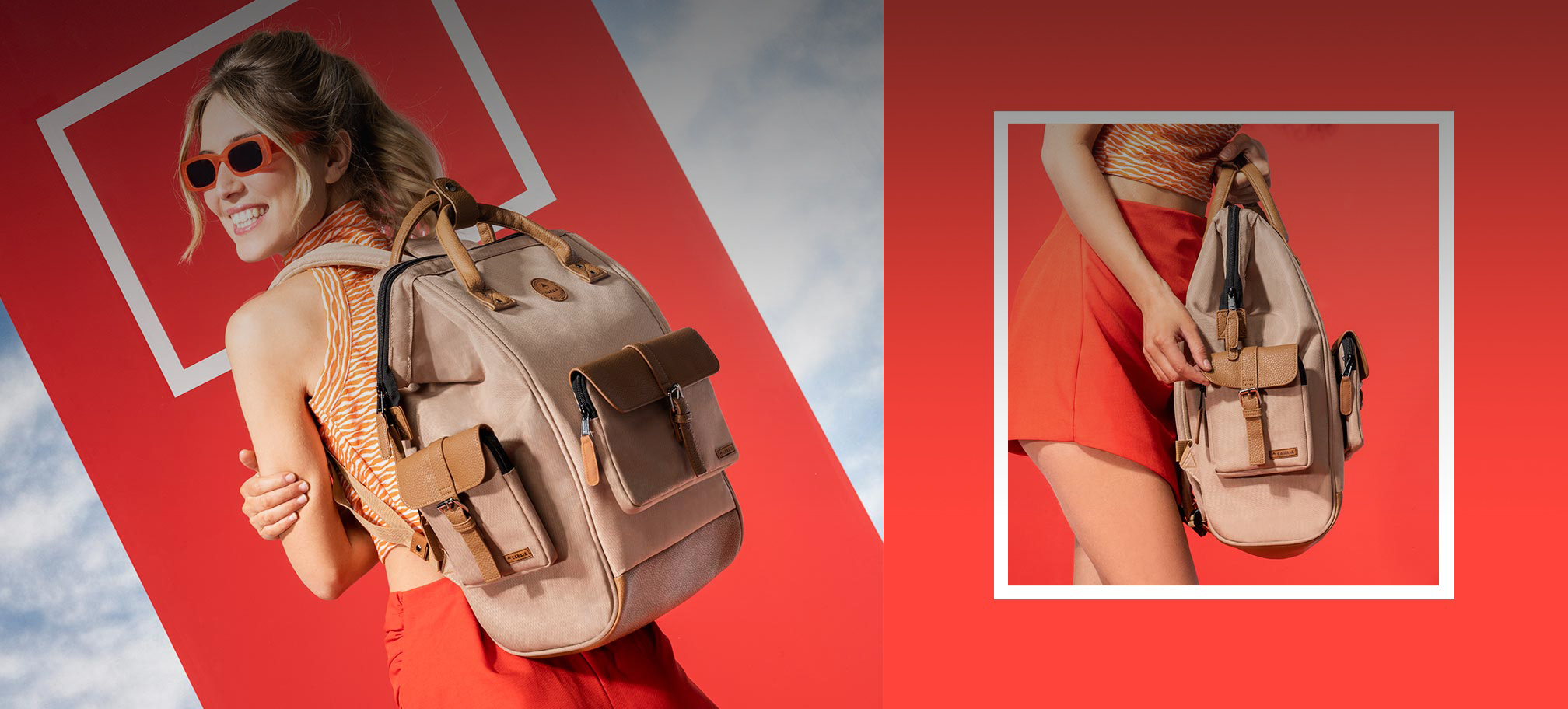 Cabaïa Europe Cabaïa reinvents accessories for women, men and children: Backpacks, Duffle bags, Suitcases, Crossbody bags, Travel kits, Beanies... 