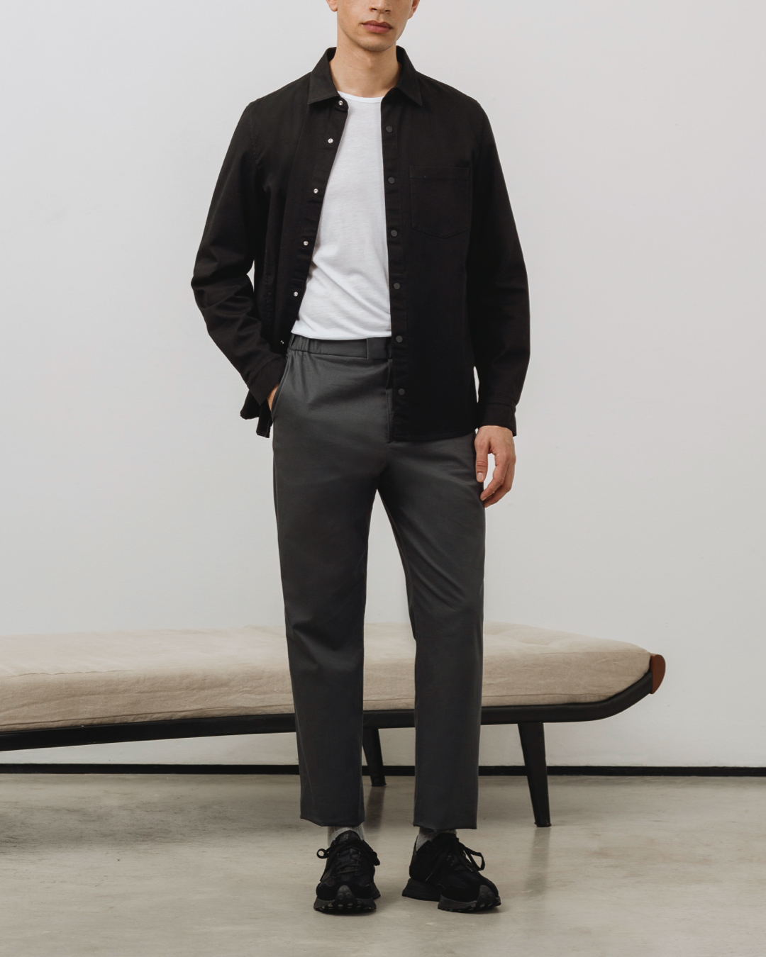 The 24 Trouser | Black | L'Estrange London