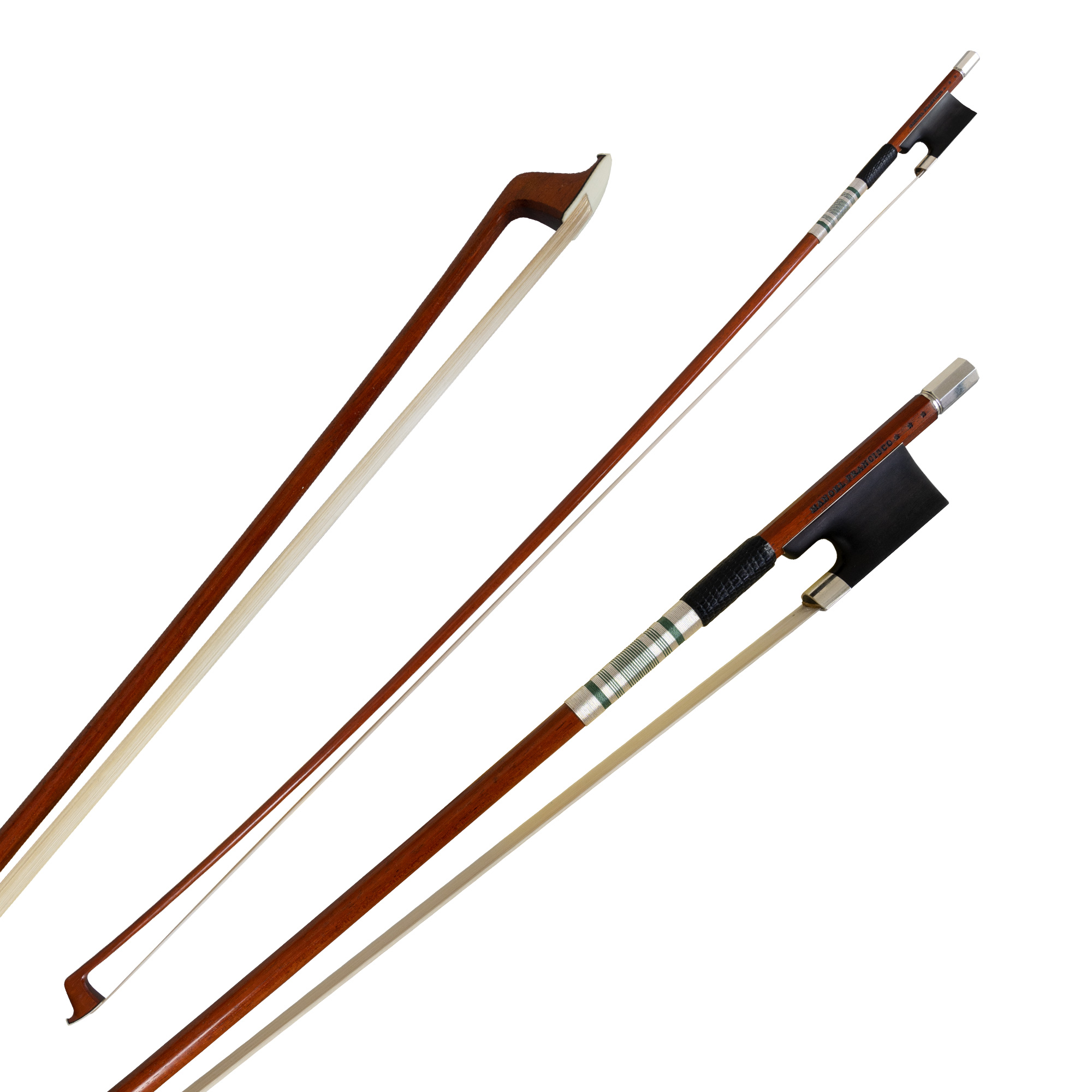 L'archet Brasil Sterling Silver Special 3-Star Violin Bow