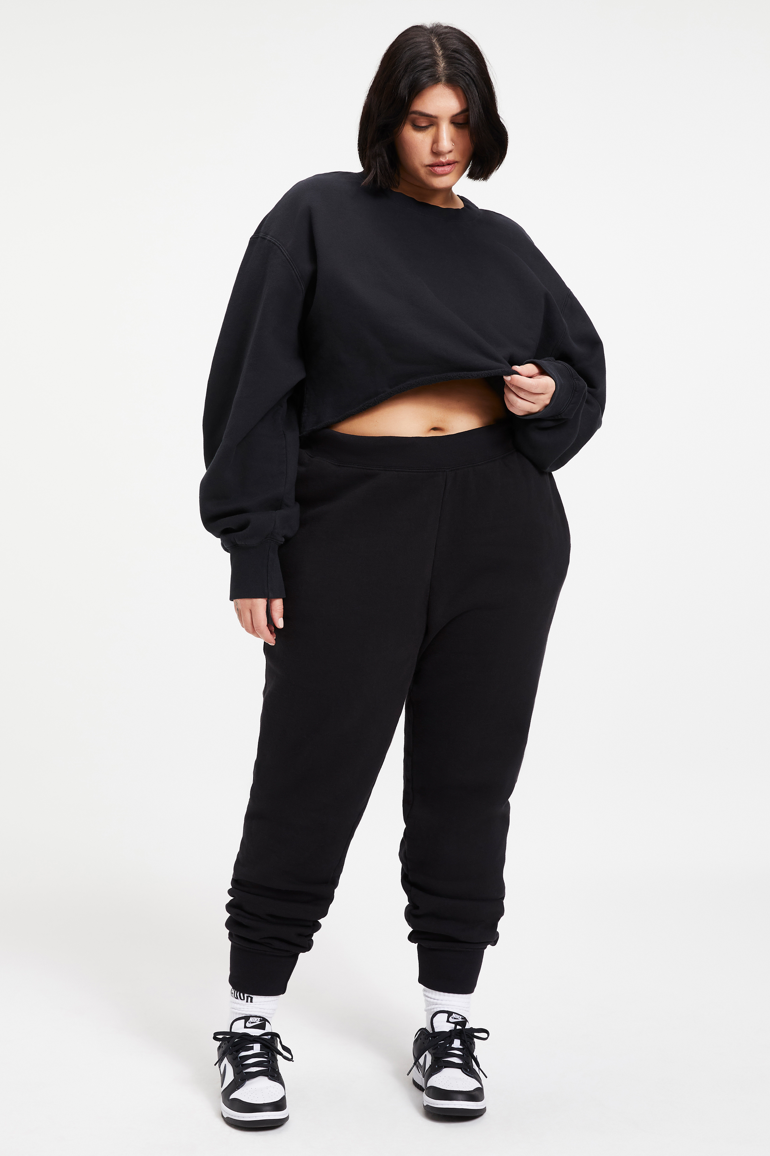 Styled With feature image for product CROPPED & COOL SWEATSHIRT | BLACK001