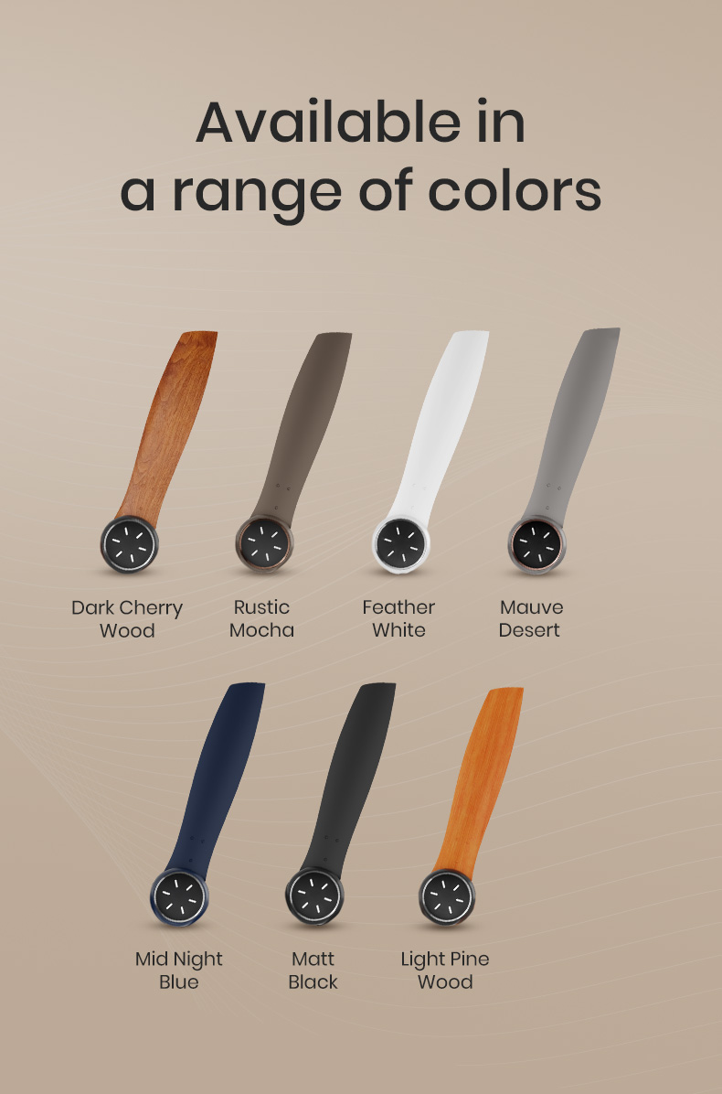 Available in a range of colors