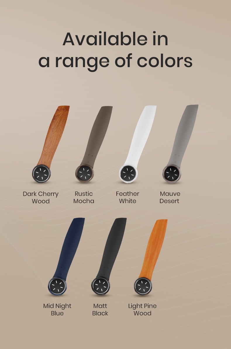 Available in a range of colors