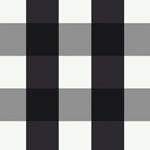 Black and white gingham