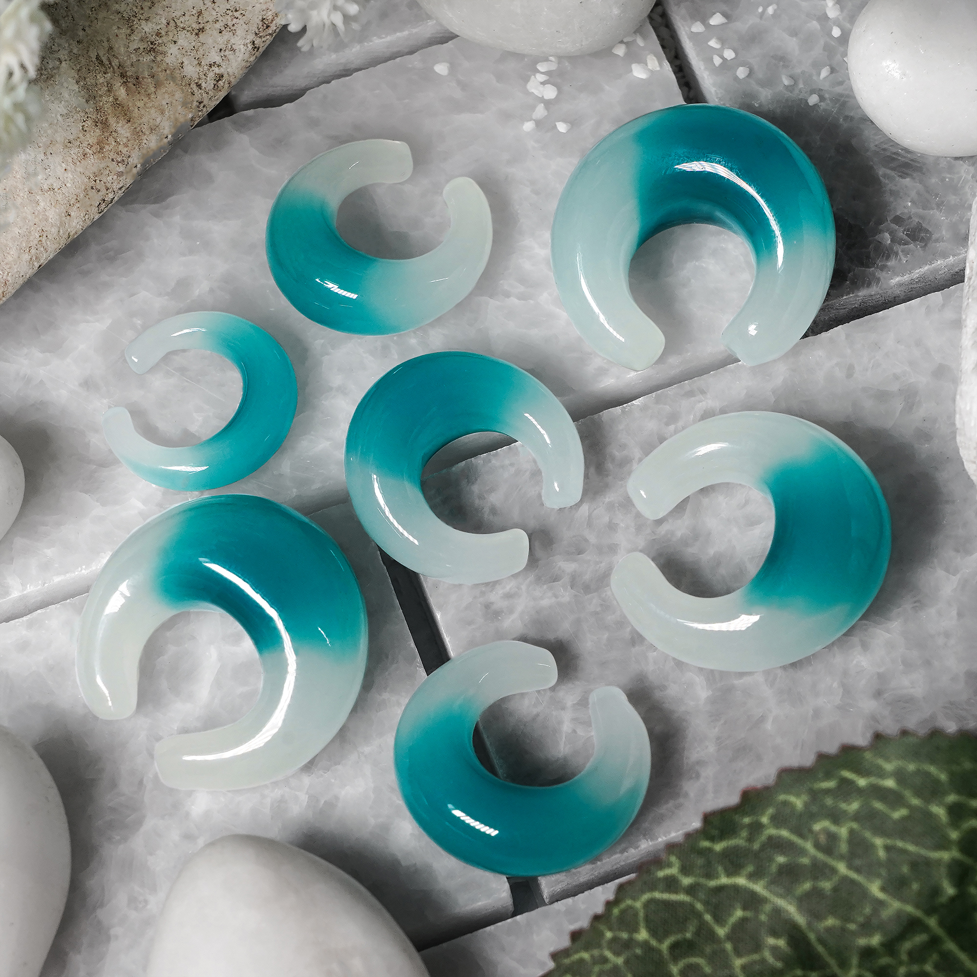  Green Glass Pincher Plug / gauge