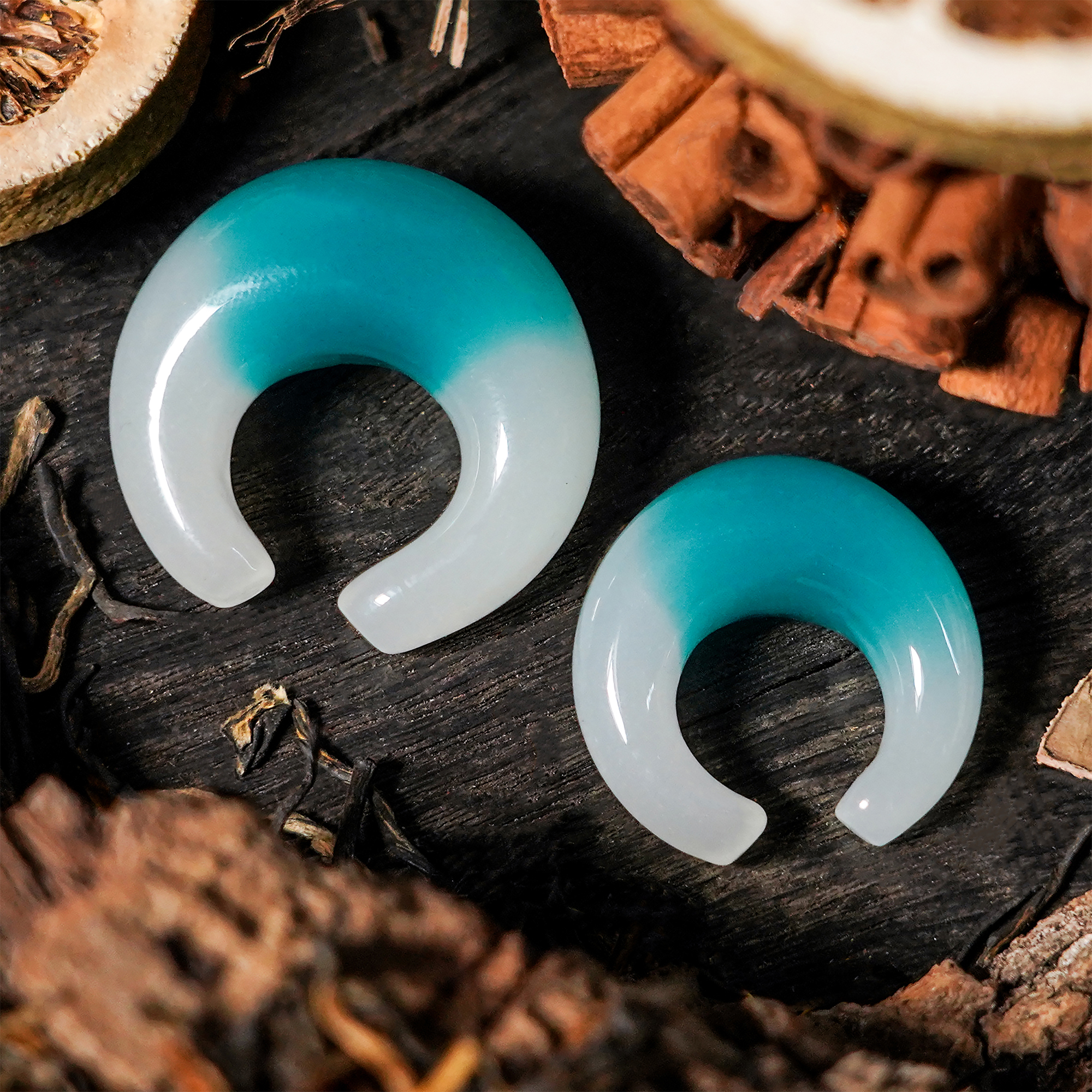  Green Glass Pincher Plug / gauge