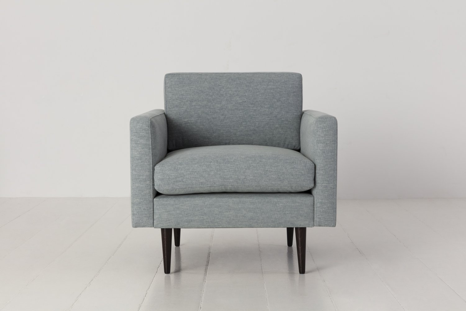 Model 01 Armchair in Seaglass Linen