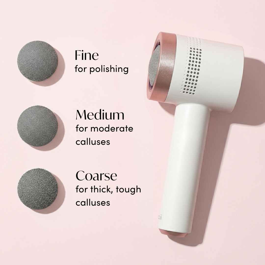 Cai callus remover with Customizable speeds and heads