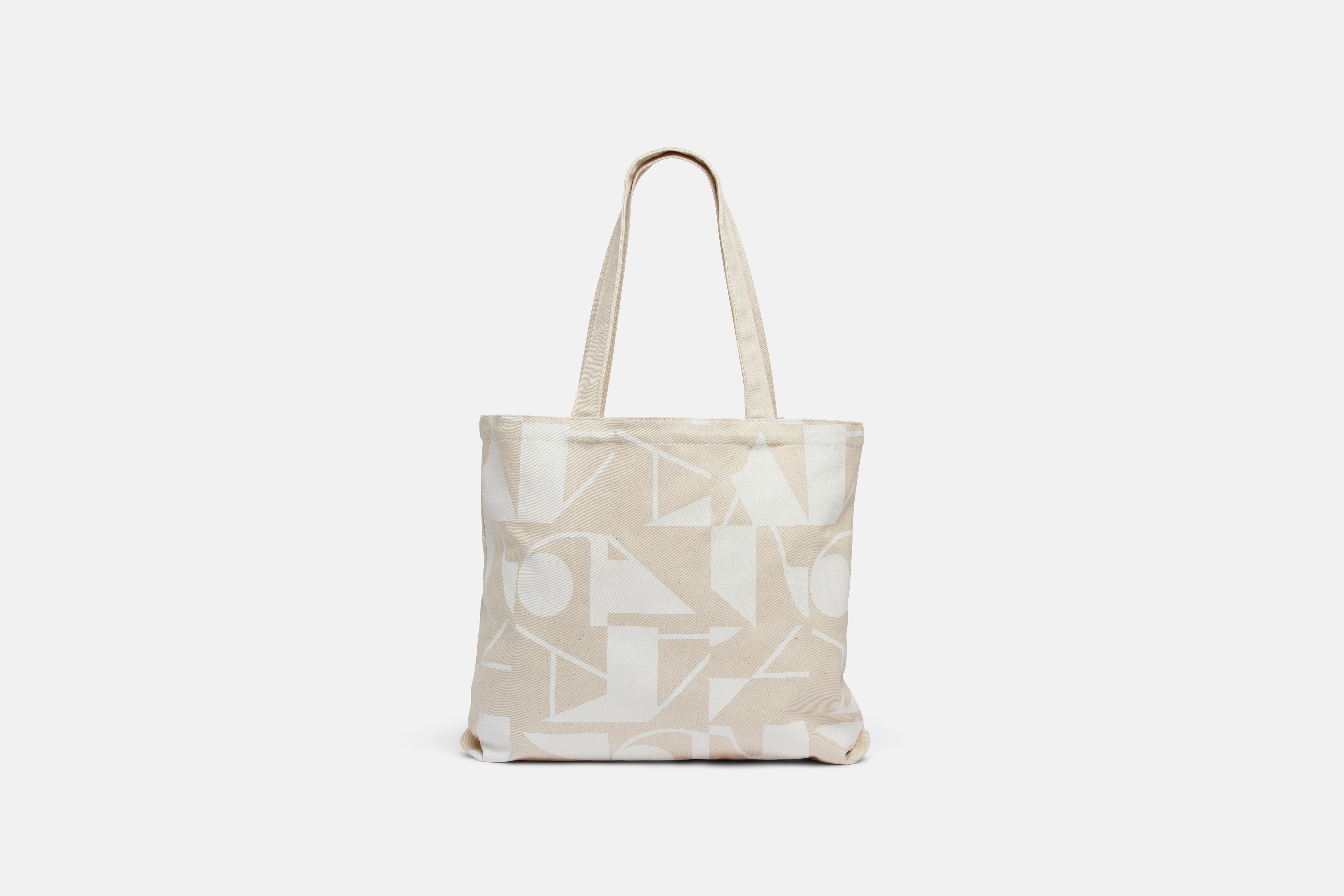 Stacked Logo Tote Bag | Light Gray | The New York Times Store