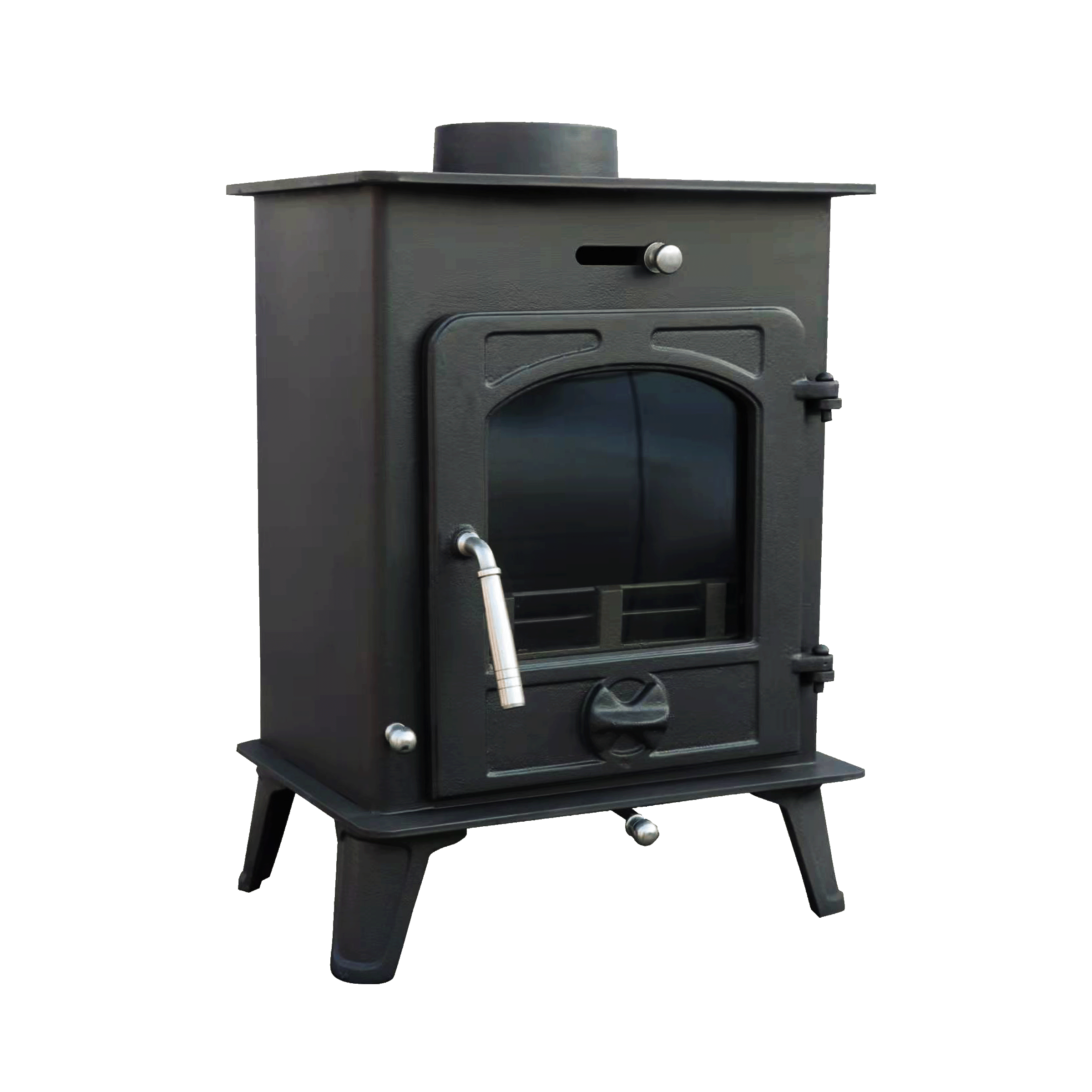 Includes four small legs to elevate your fireplace from the floor.